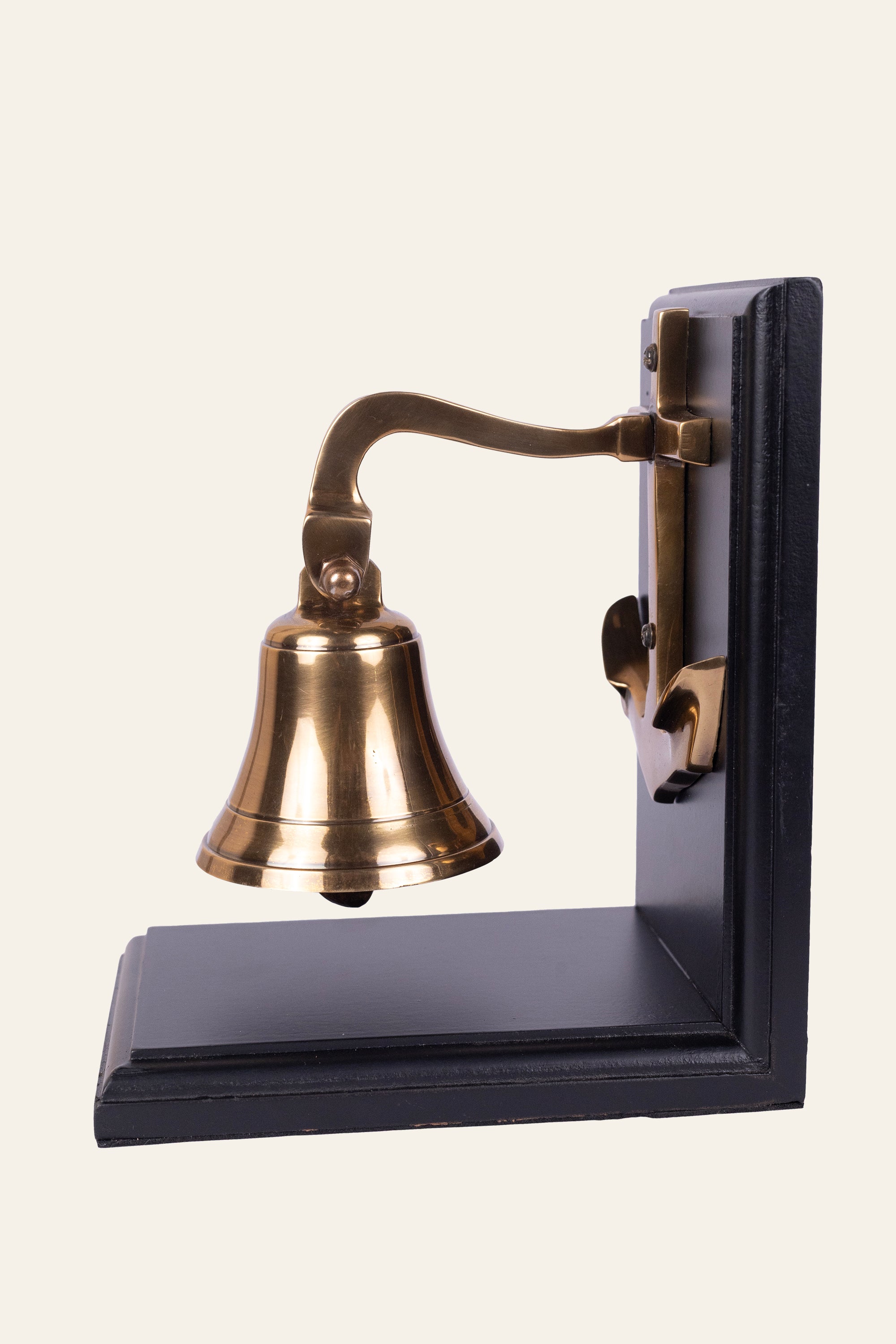 Brass Anchor Bell Bookends Set of 2