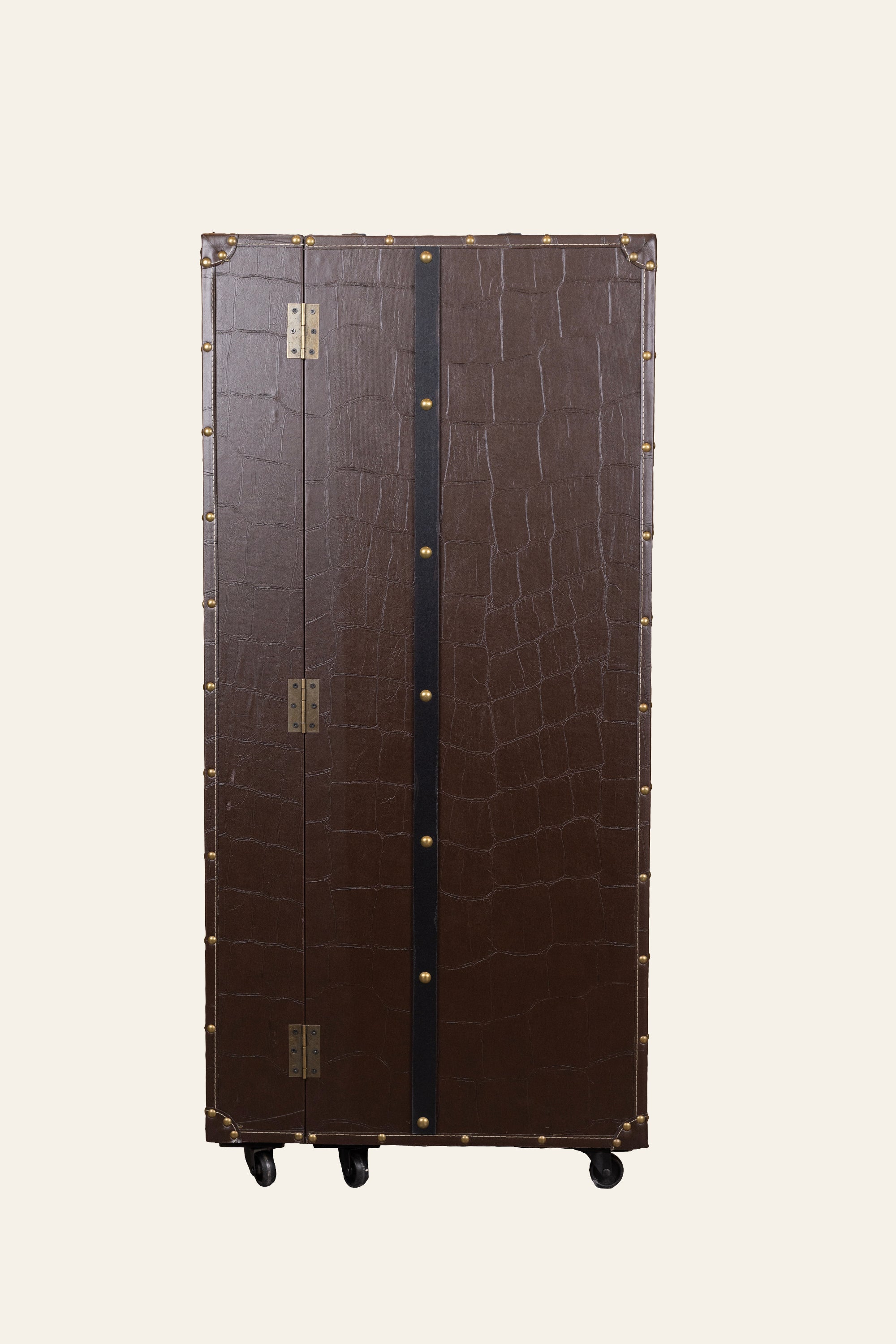 Rectangular Espresso Brown Bar Cabinet