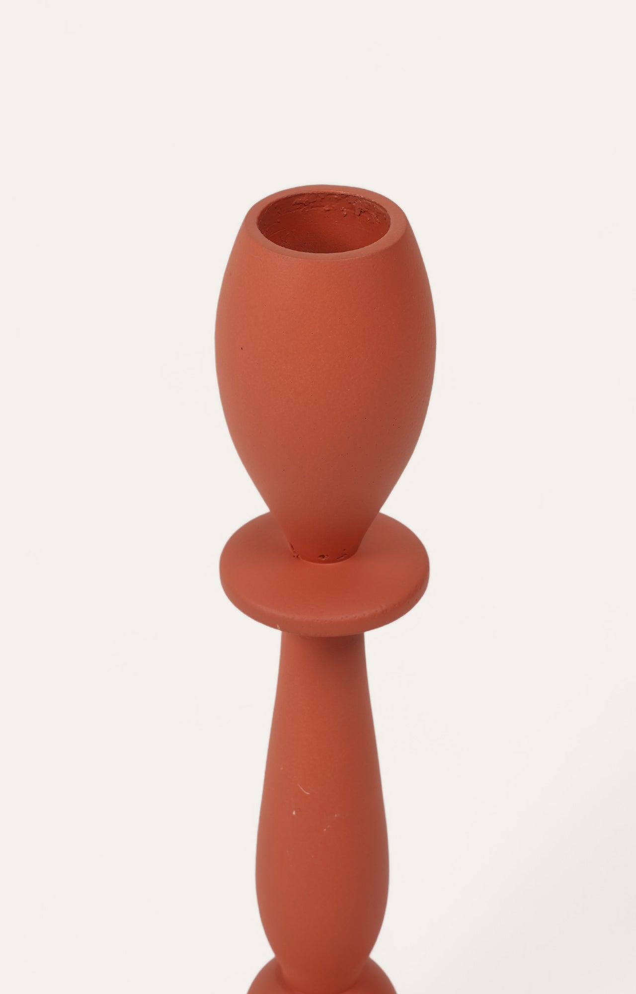 A Blaze of Elegance: The Vibrant Allure of the Vermilion Red Tapered Candle Stand