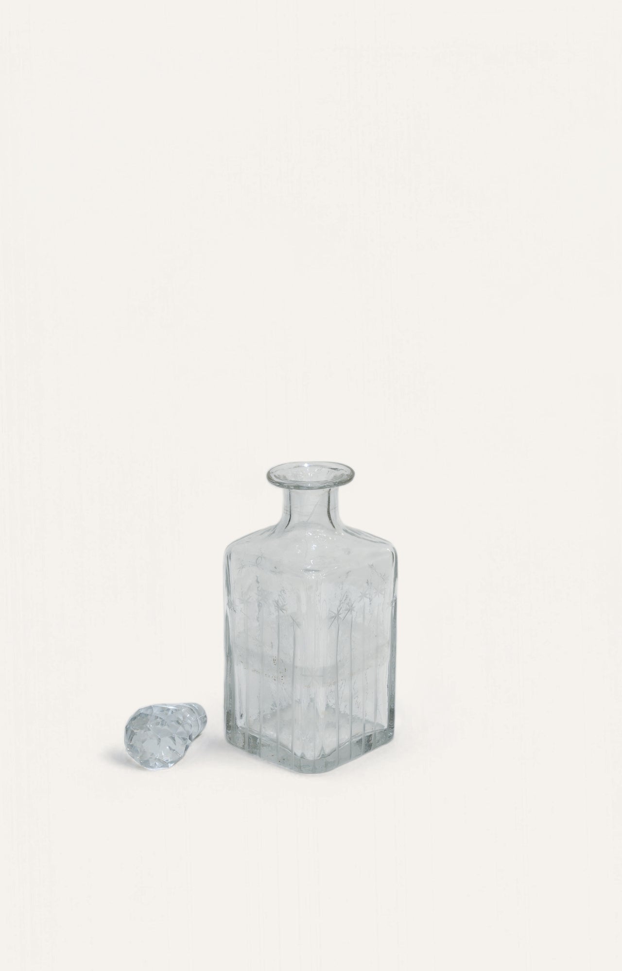 Delphic Transparent Glass Decanter