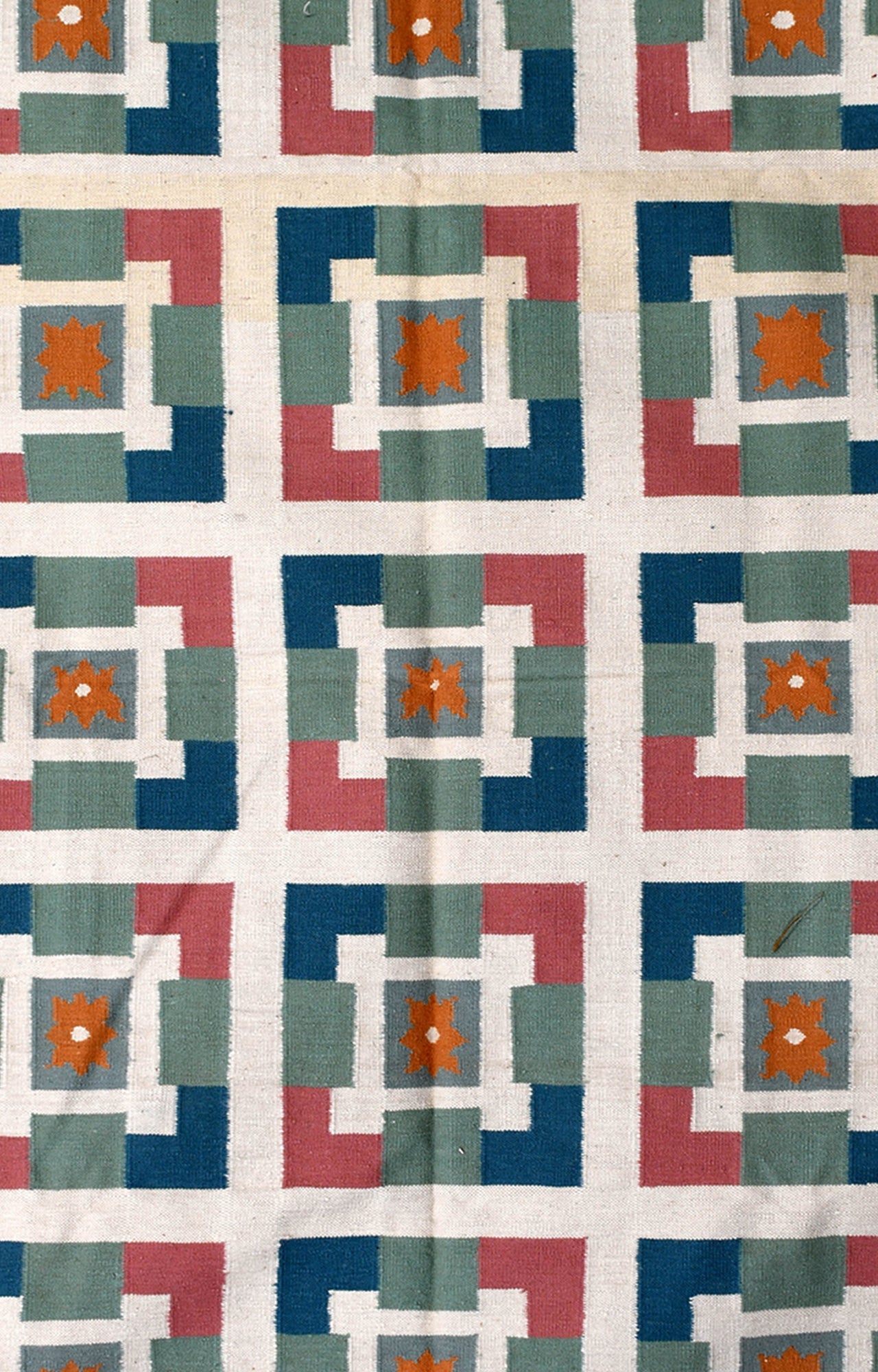 Geometric Mosaic Handwoven Rug