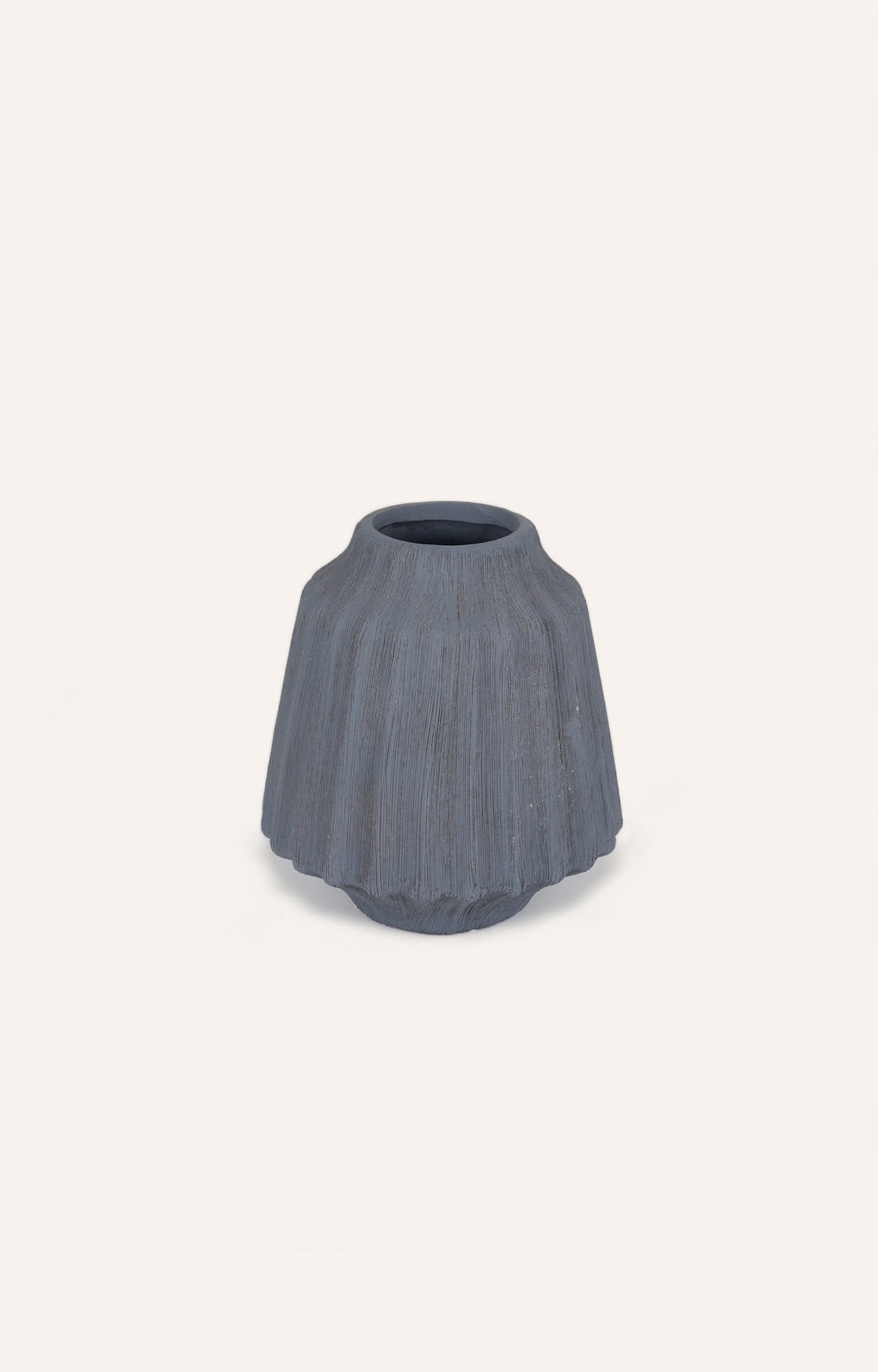 GREY CERAMIC VASE