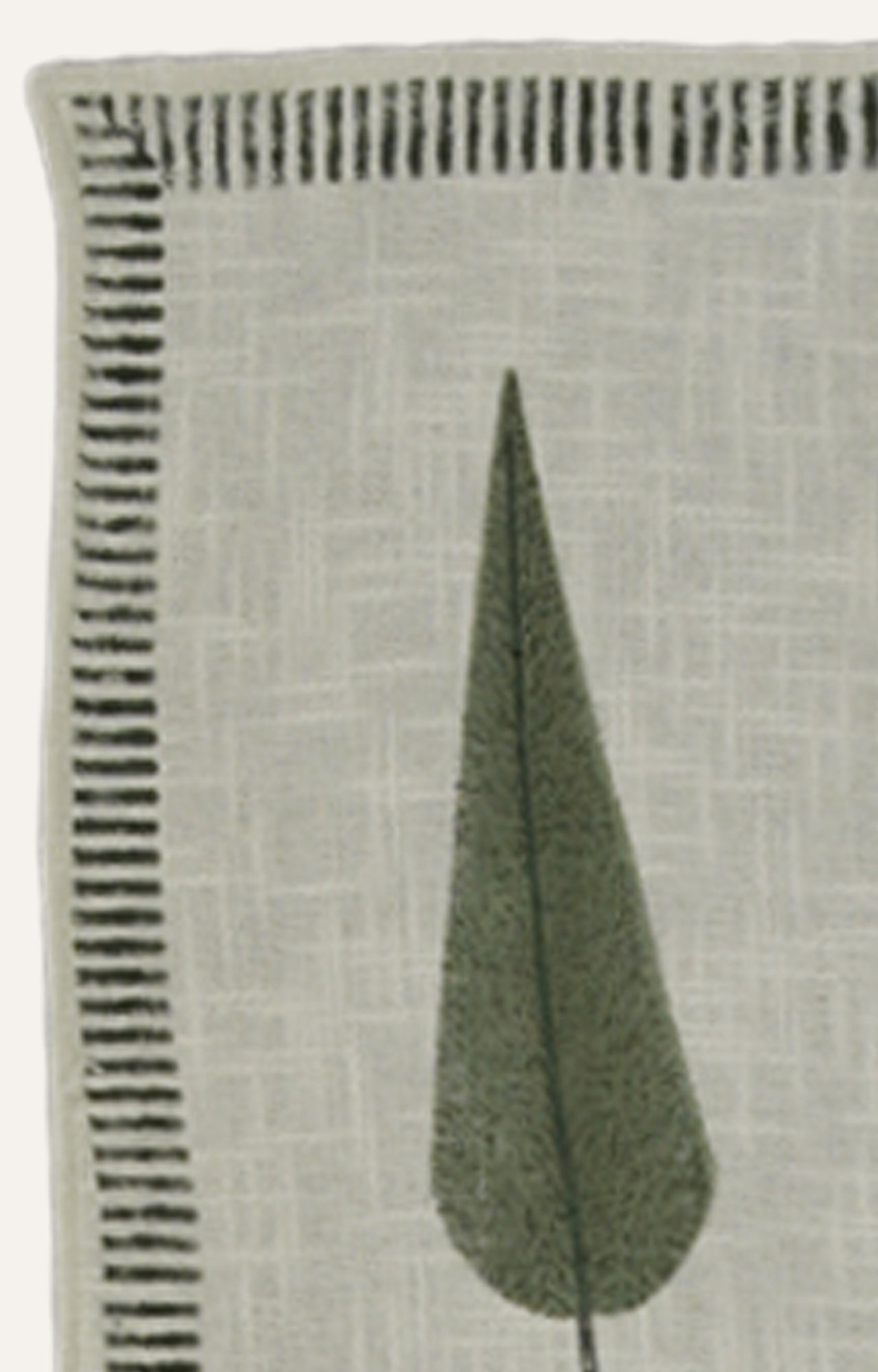 Verdant Bliss: Green Motif Dining Table Runner