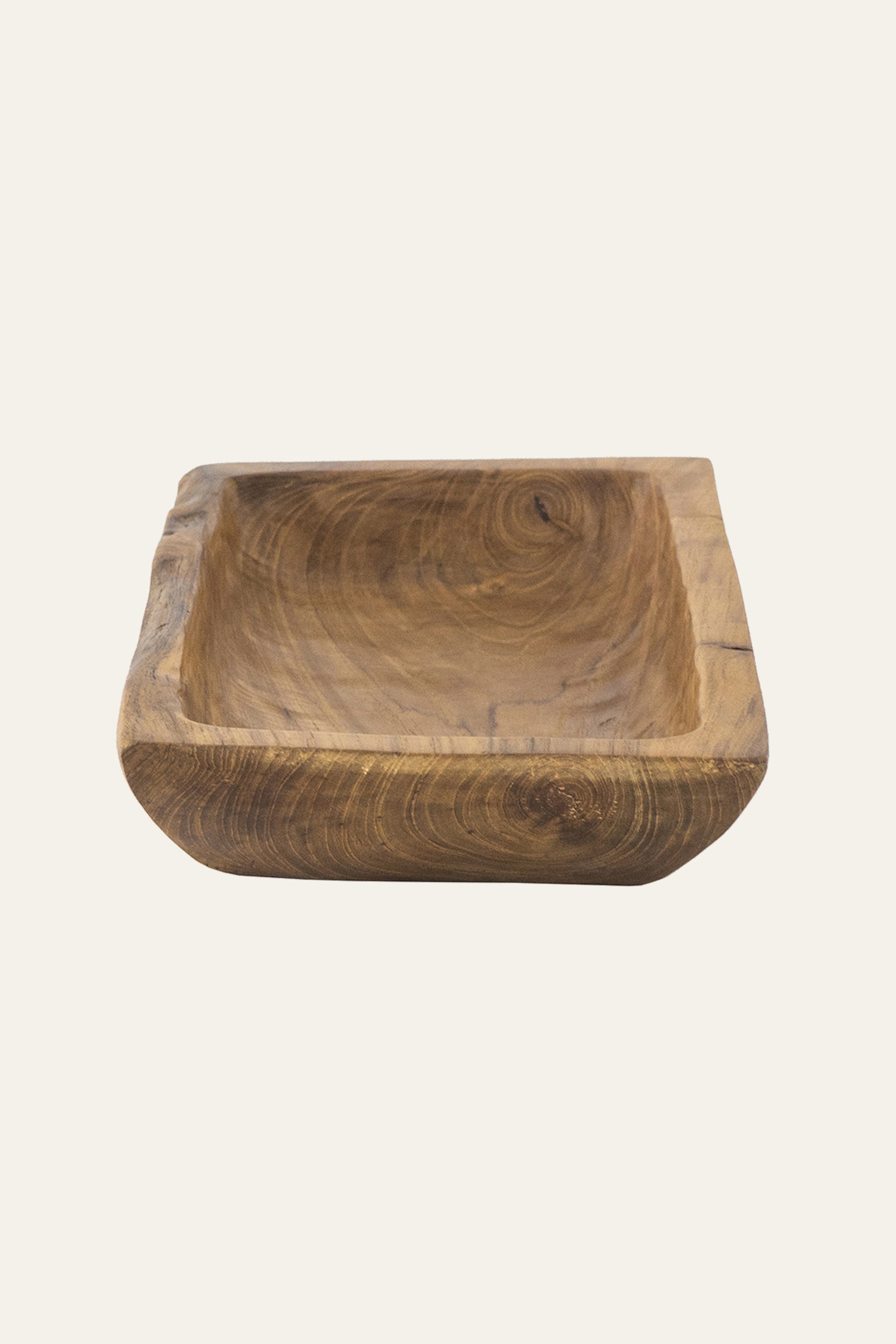 Brown Wooden Serving Tray for Dinner Tables