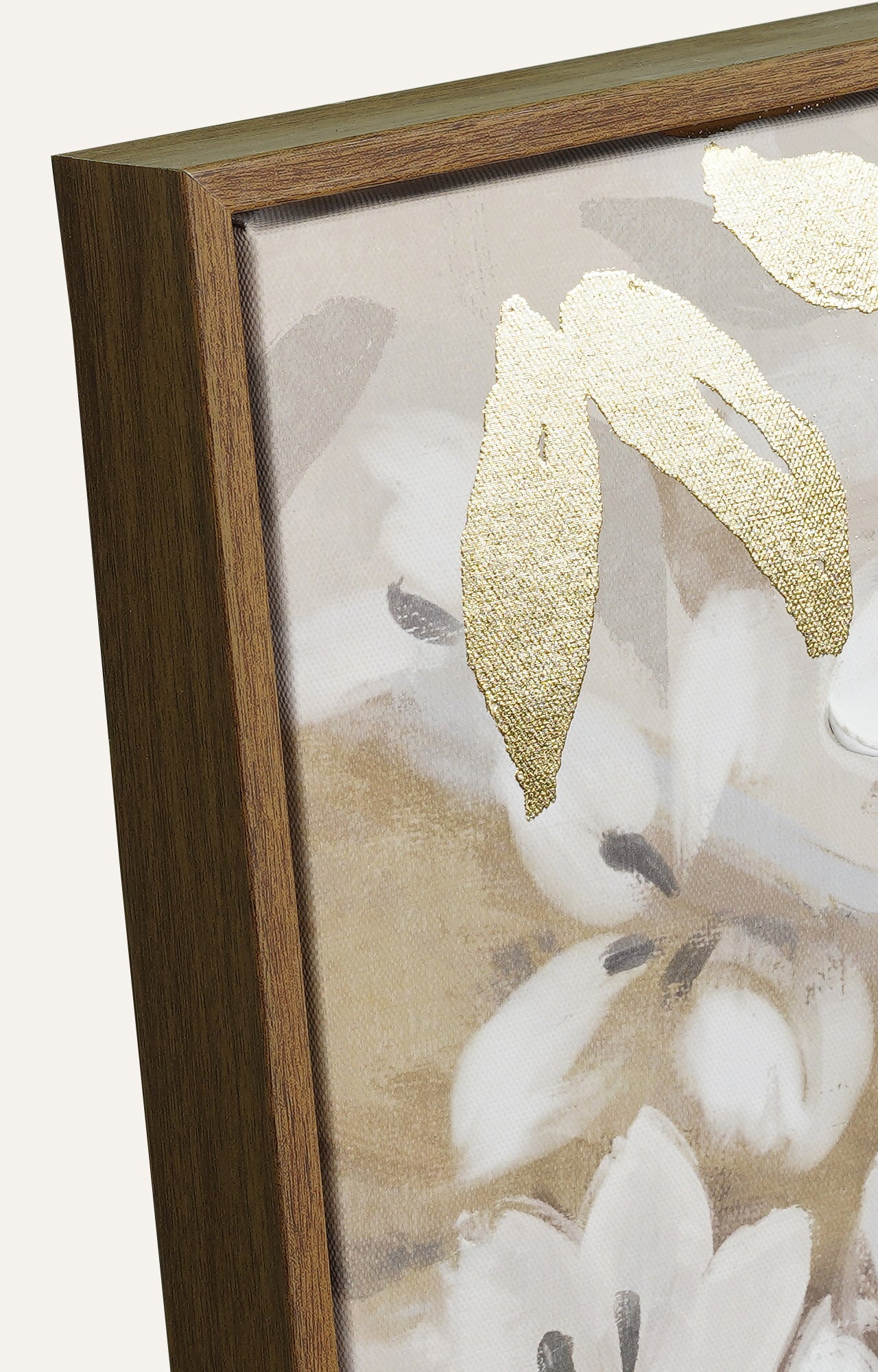 Tree with Leaves Canvas Painting with Frame Set of 3