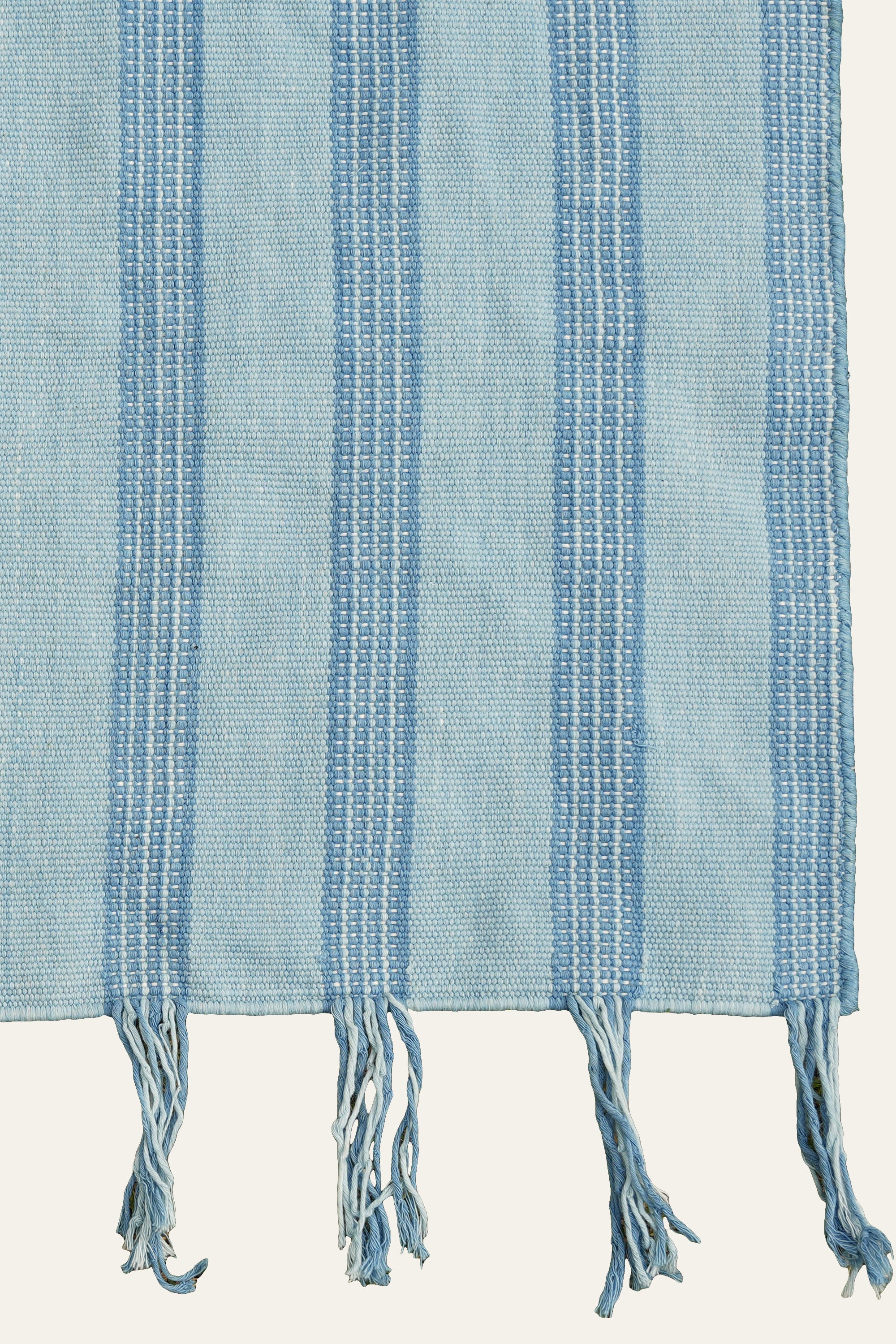 Light Blue Fish Motif Yoga Mat for Kids