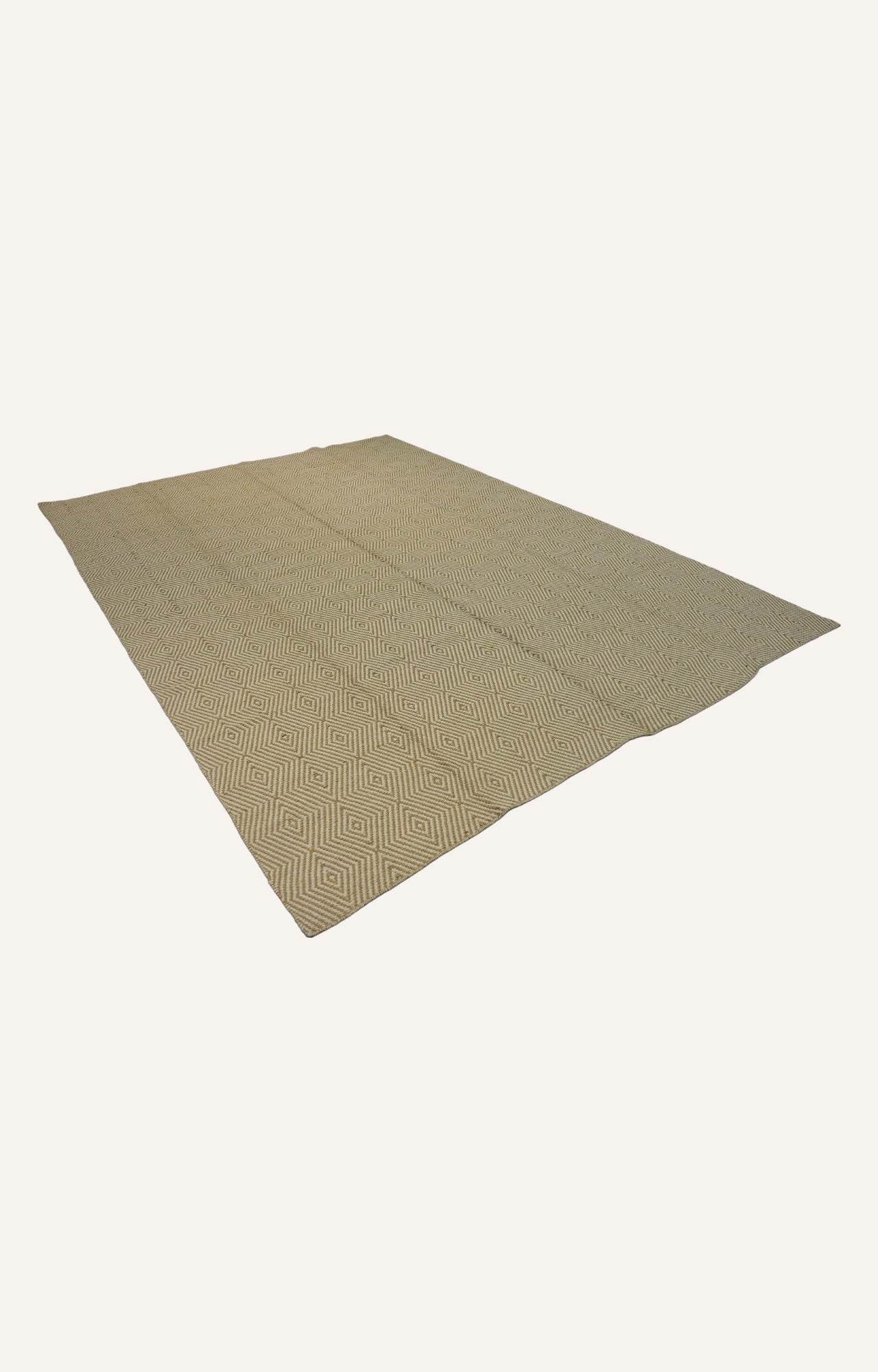 9 x 12 Ft Argyle Rectangle Handmade Jute Rug