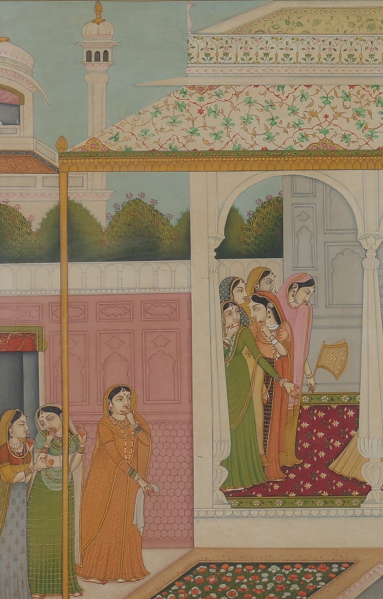 Mughal Art Painting - Framed