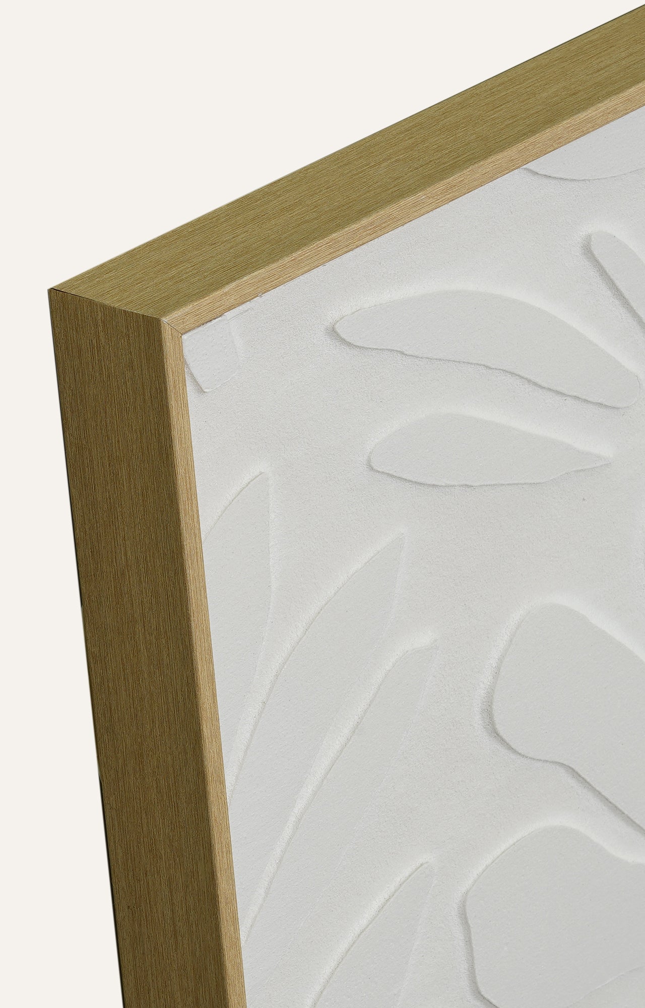 Floral Abstract 3D Art Relief on Canvas