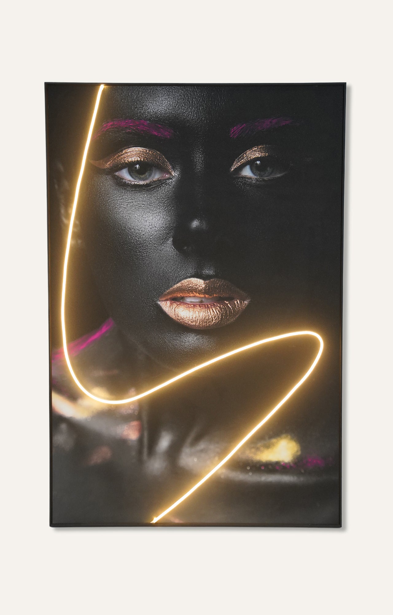 Luminous Emergence, Afro style wall art