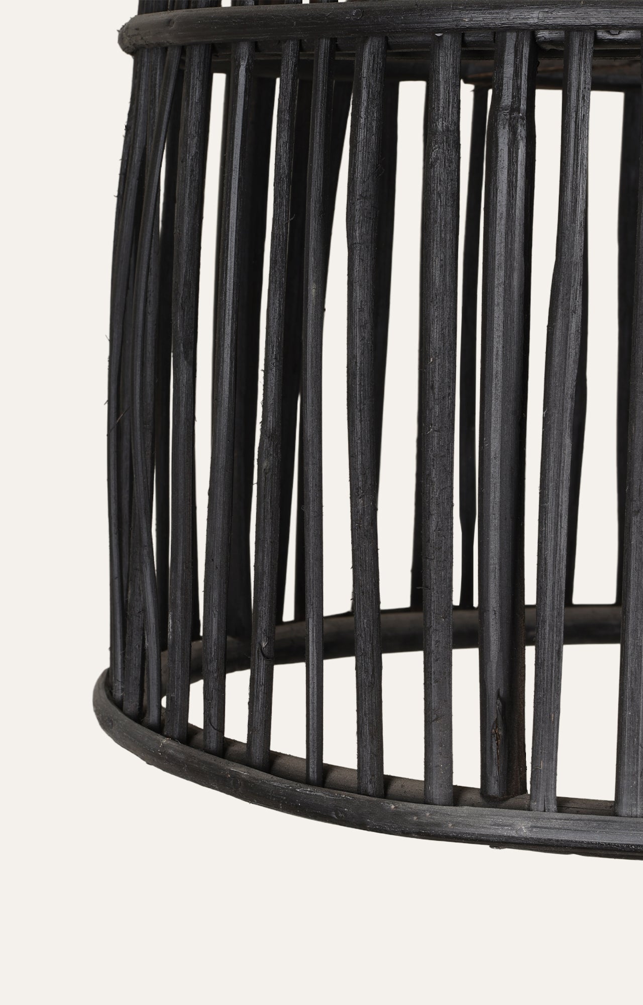 Ayana Rattan Lampshade : Black