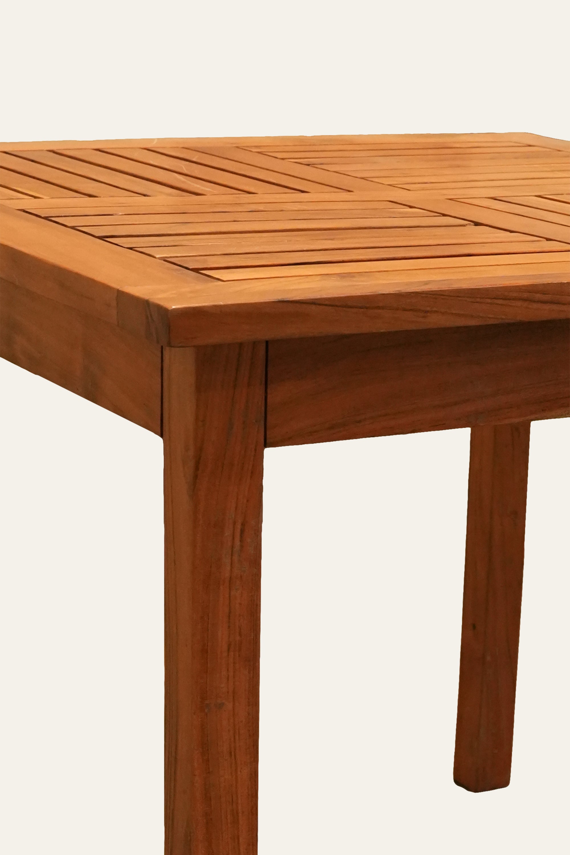 Square Wooden Compact Table for Small Kitchen Spaces