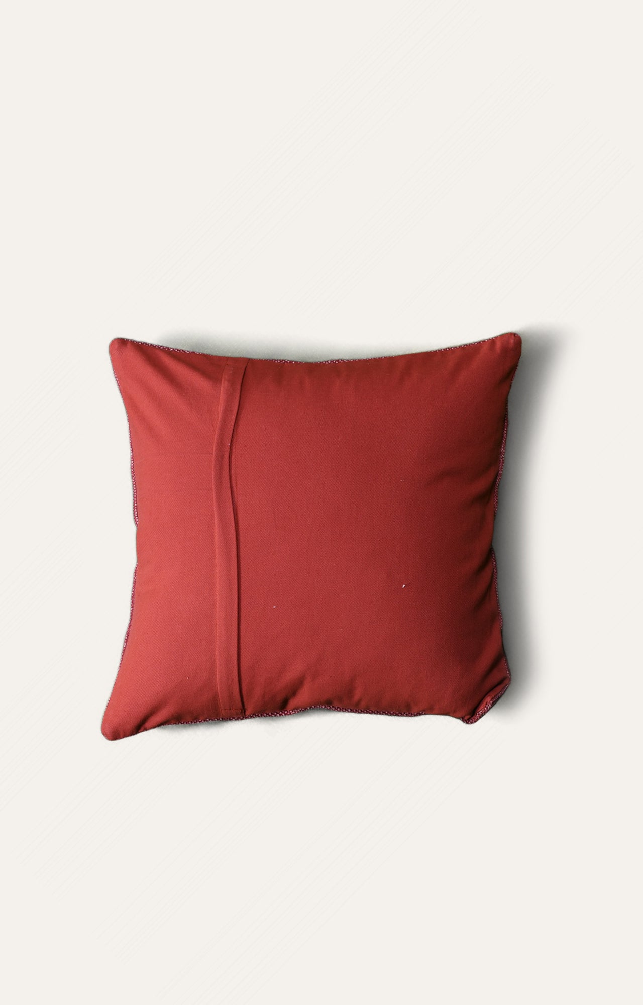 Textured Red Cushion