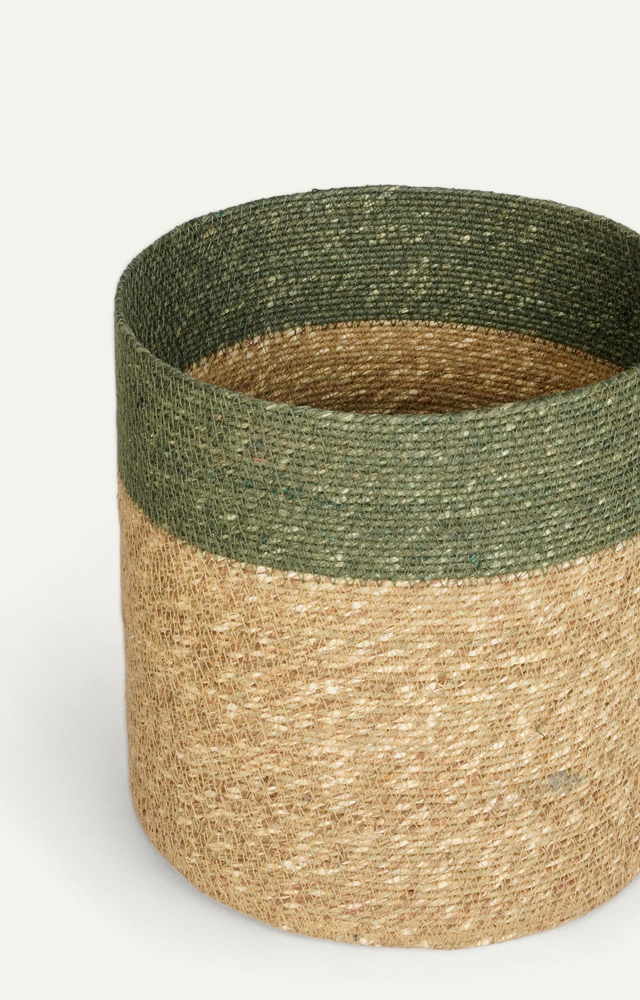 Hand-Woven Seagrass Basket