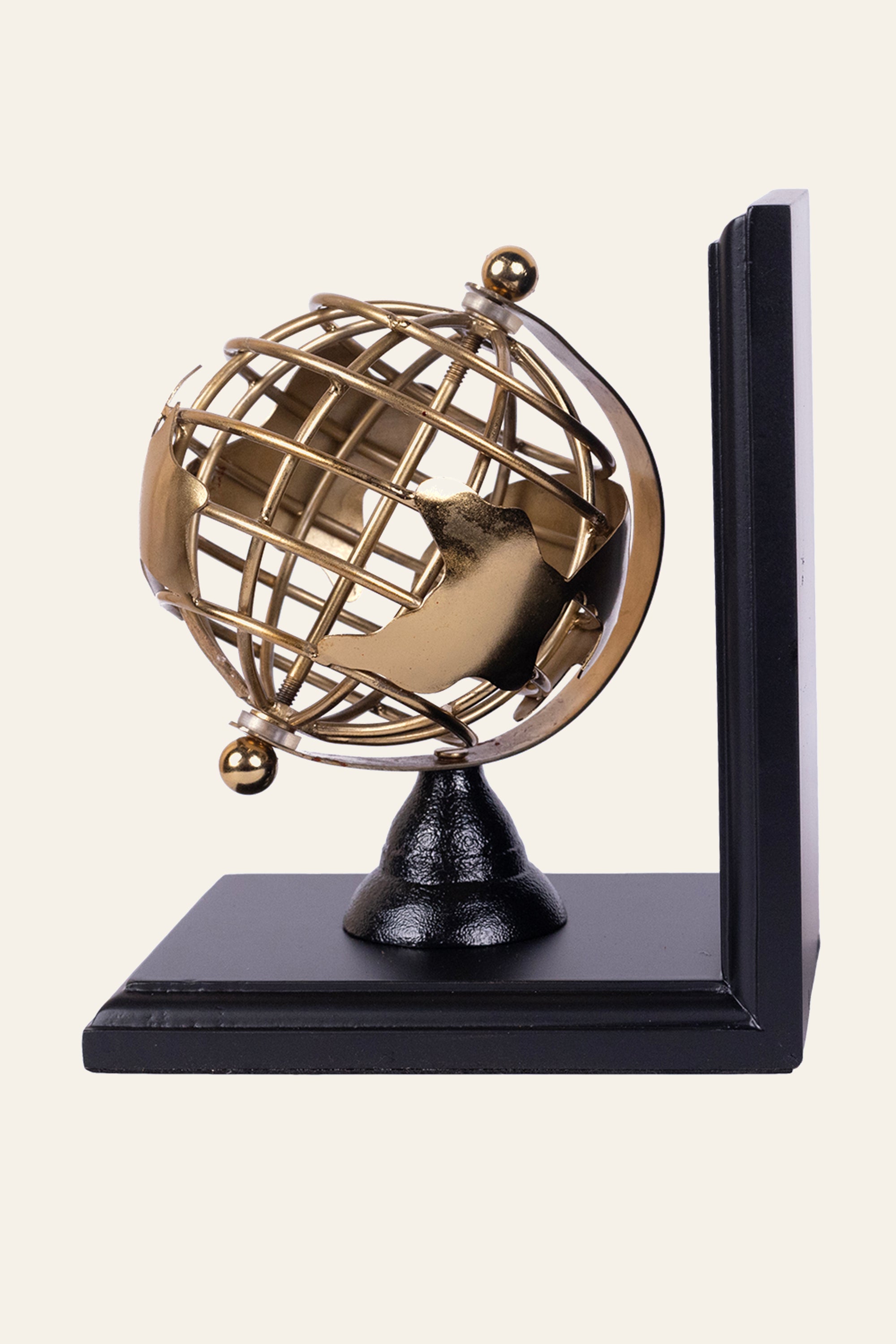 Golden Globe Bookends Set of 2