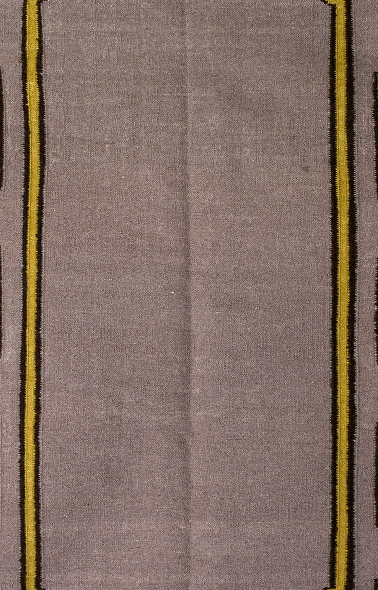 Taupe Chain-Link Border Rug