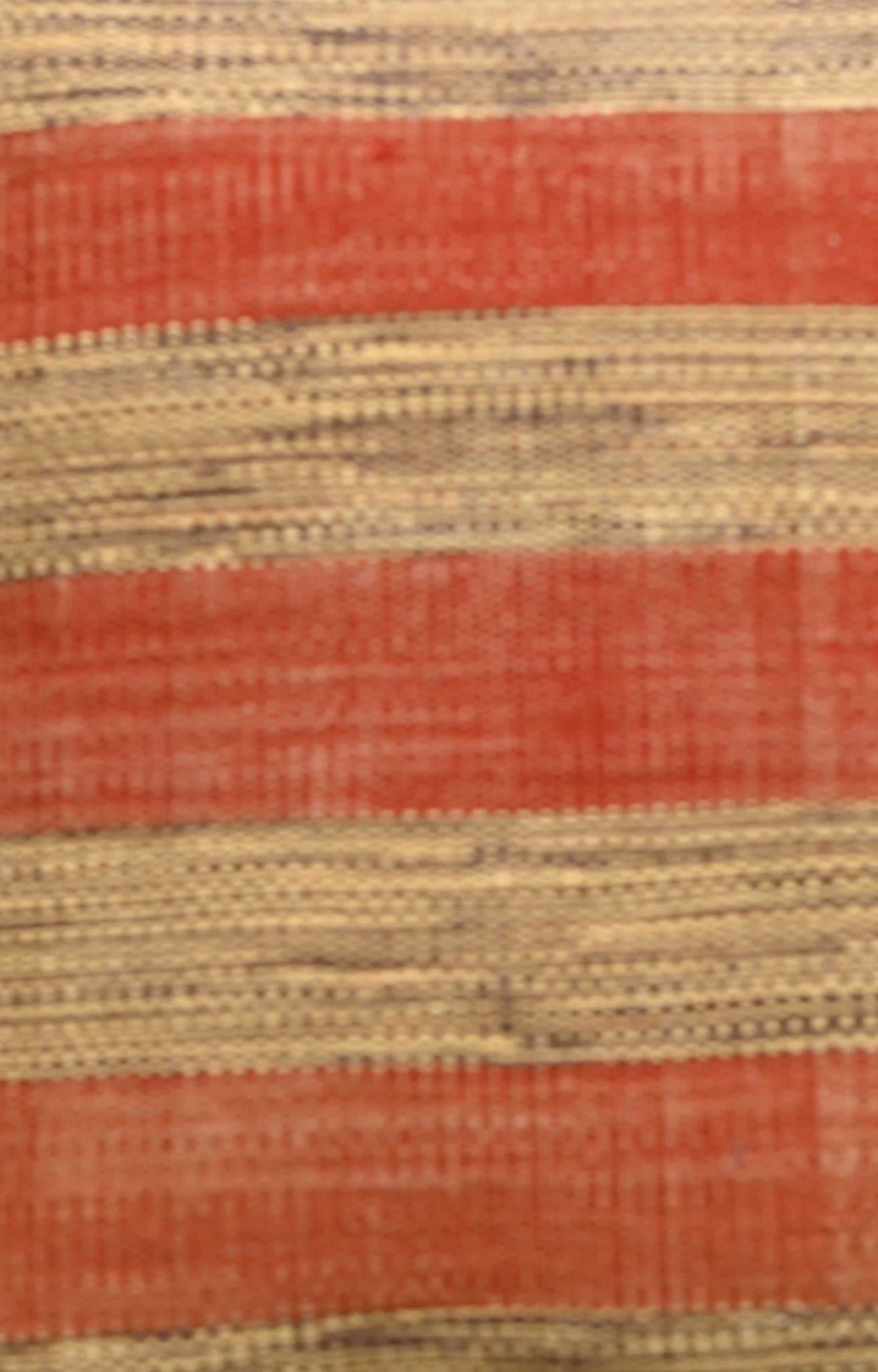 Warm Tone Striped Handwoven Cushion Cover