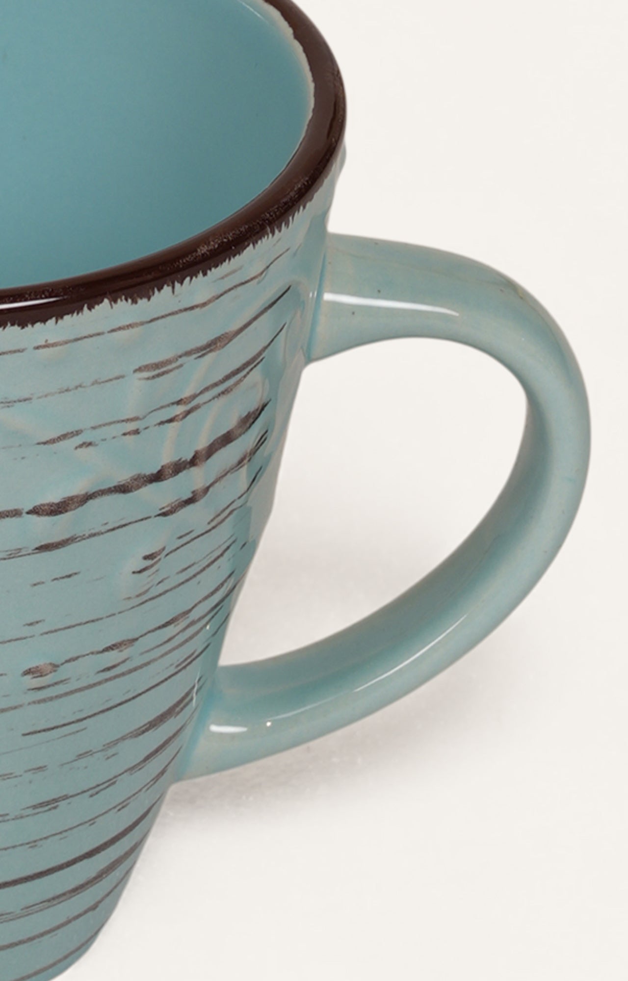 Aqua Rustic Stoneware Mug