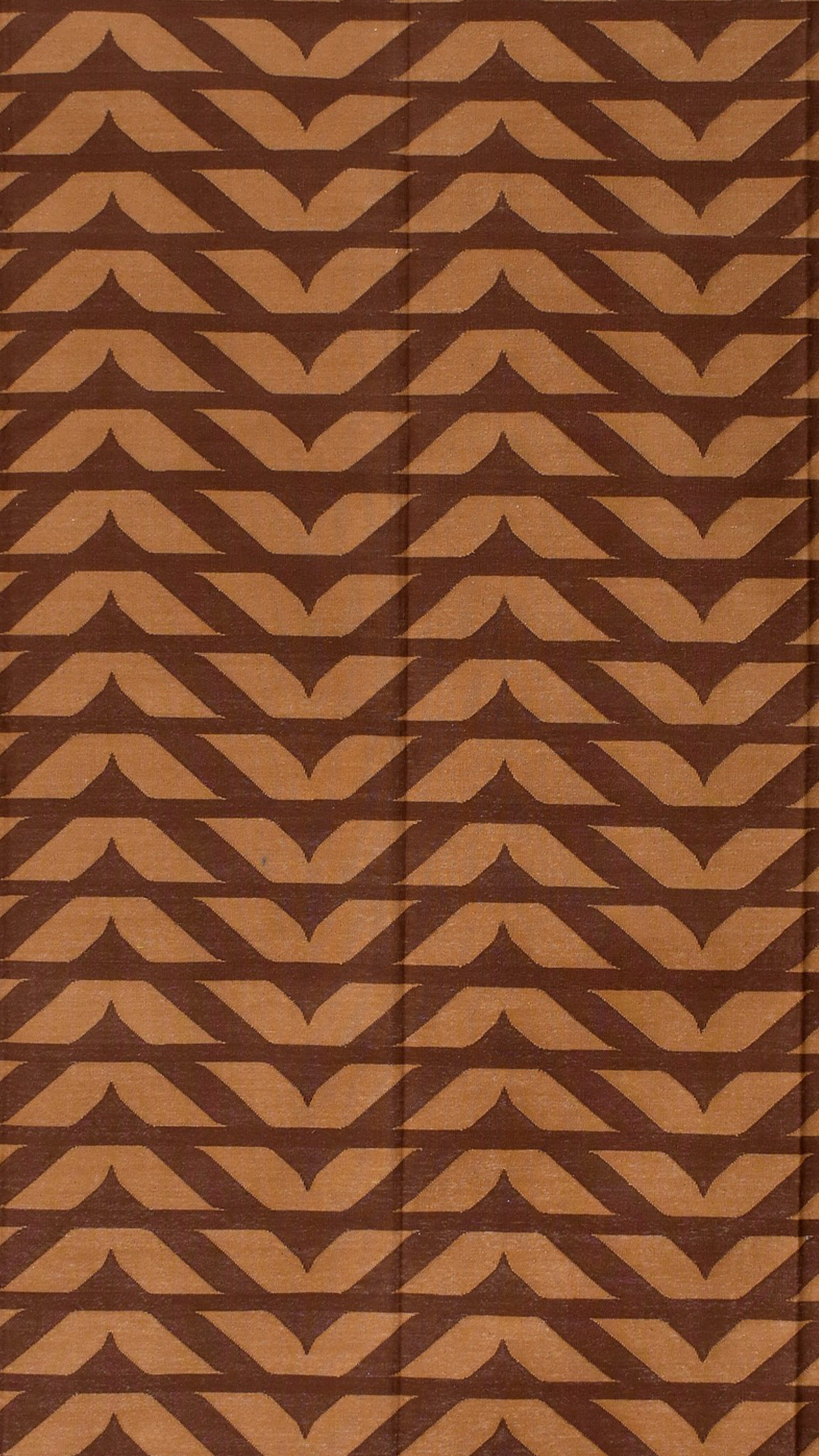 8 x 10 Ft Handwoven Flatweave Geometric Pattern Cotton Rug