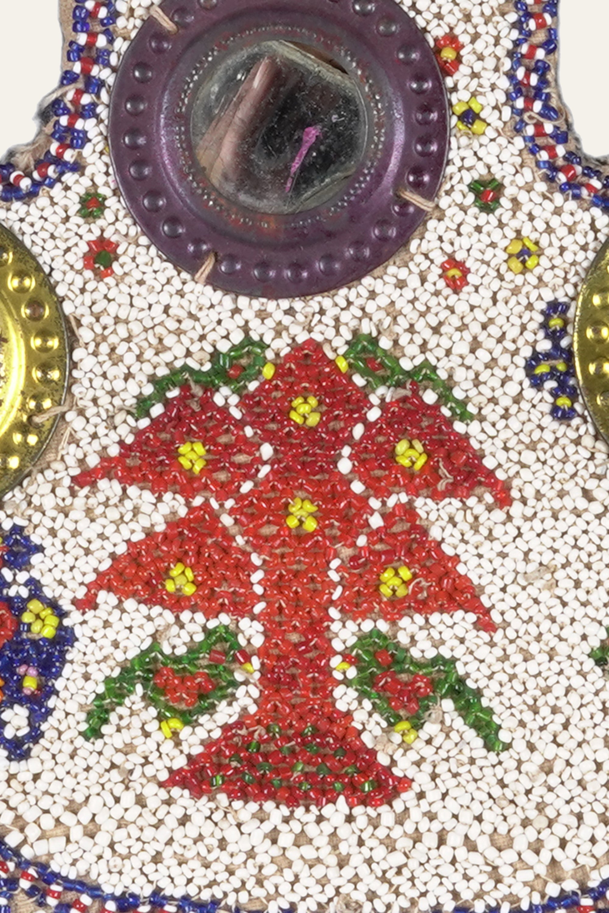 Gujarati Beaded Tree Motif Pankhi Antique Wall Decor
