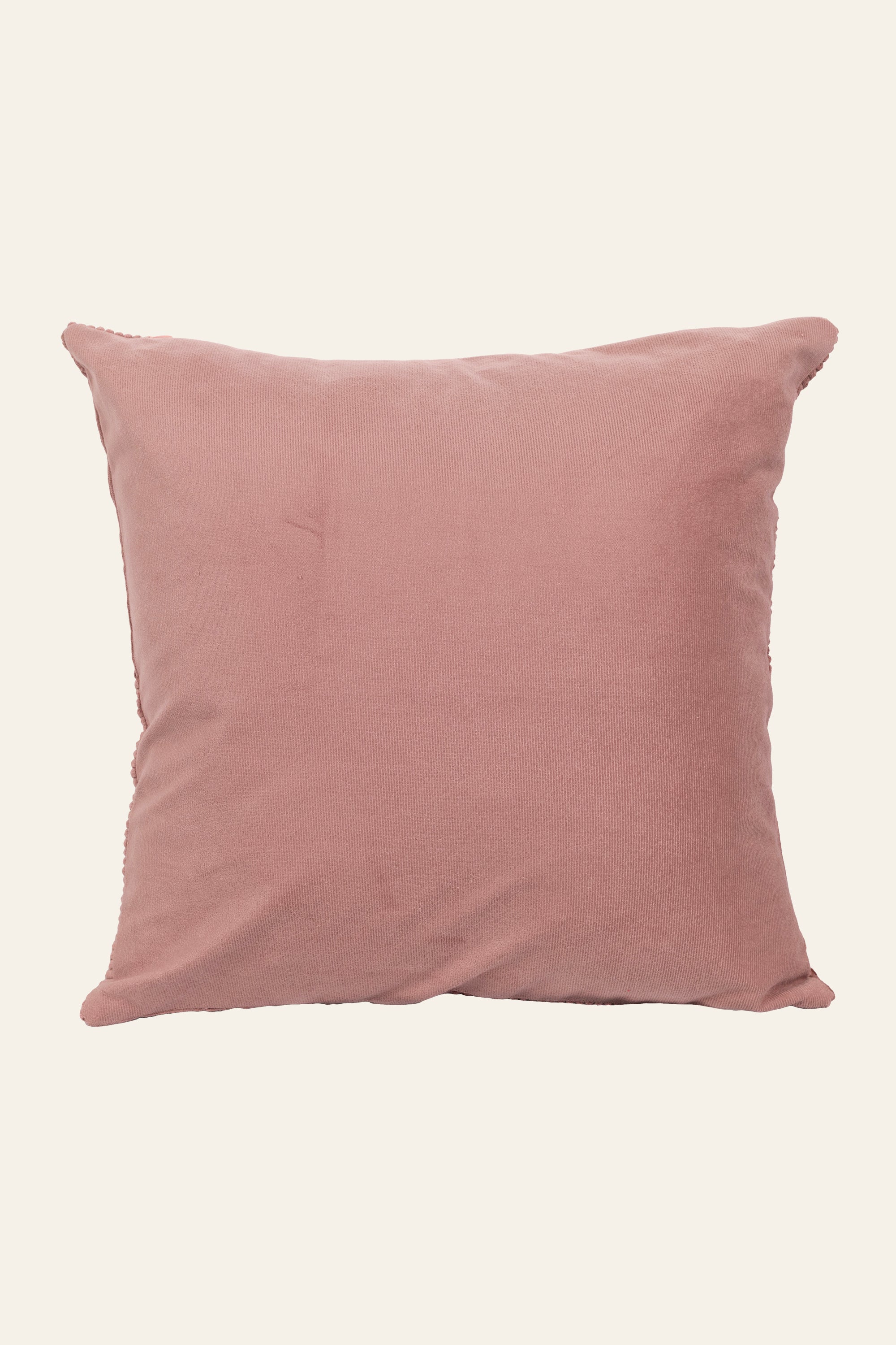 Dusty Rose Block Patchwork Cushion