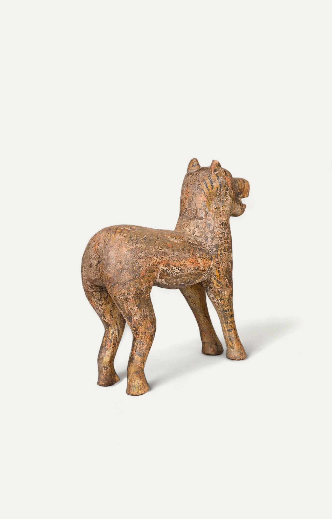 Rustic Vintage Wooden Dog