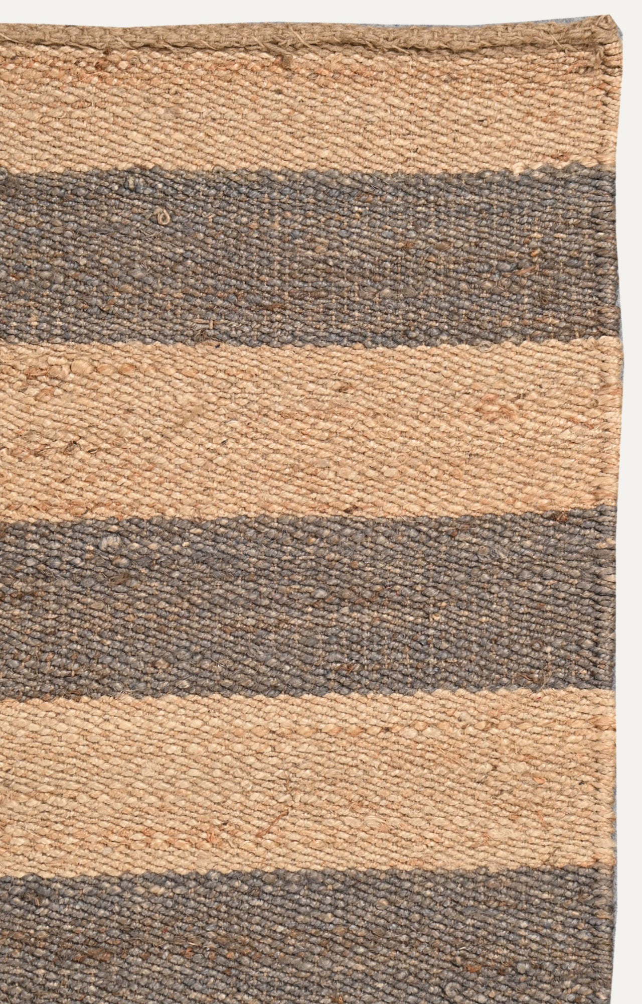 6 x 8 Ft Striped Rectangle Handmade Jute Rug