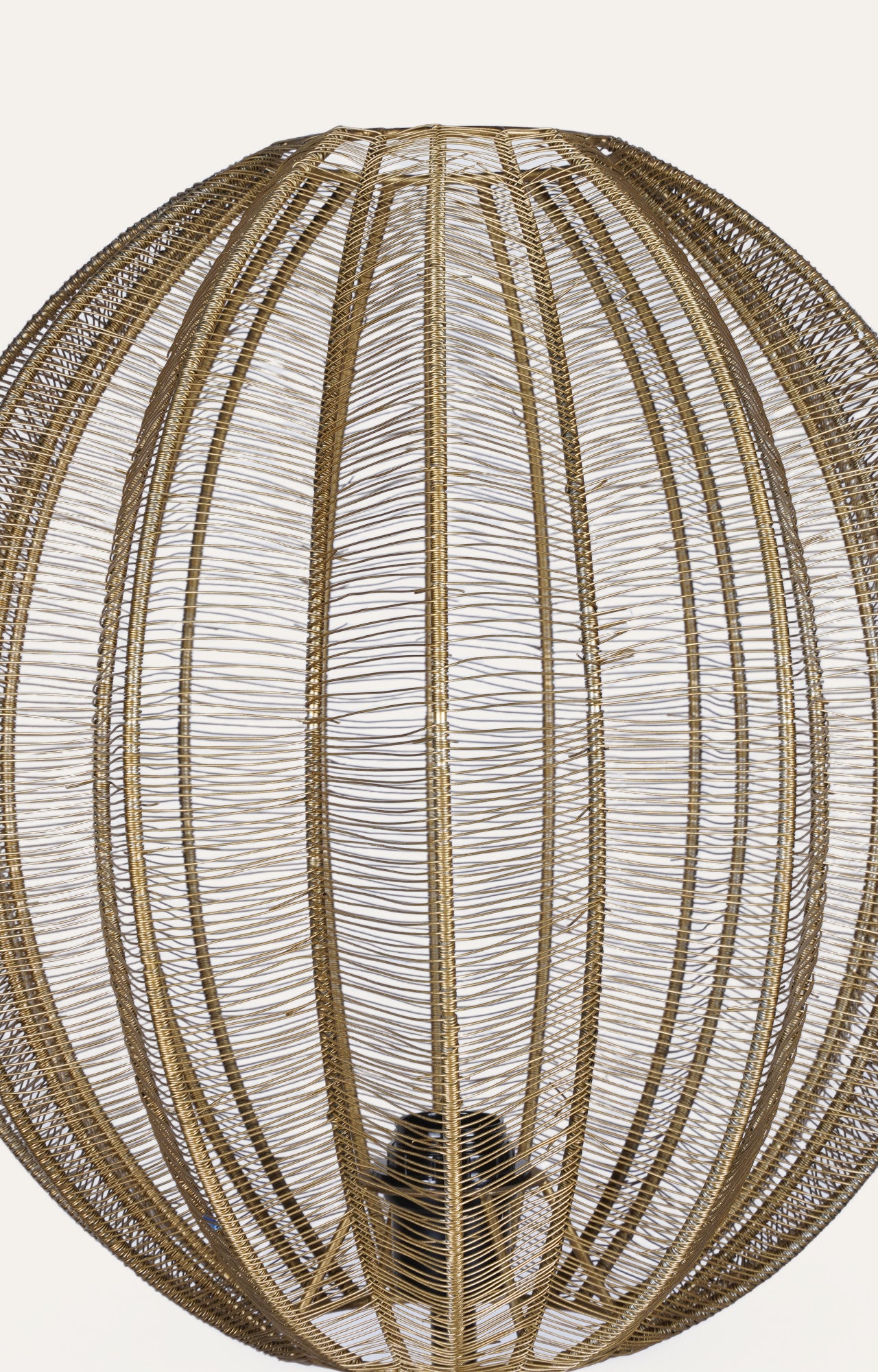 Elegant gold wire Sphere floor lamp