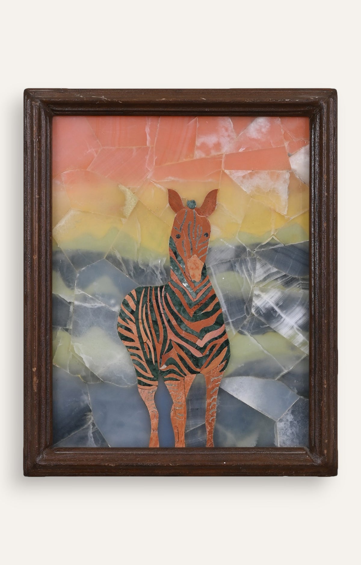 Golden Horizon Zebra Panel