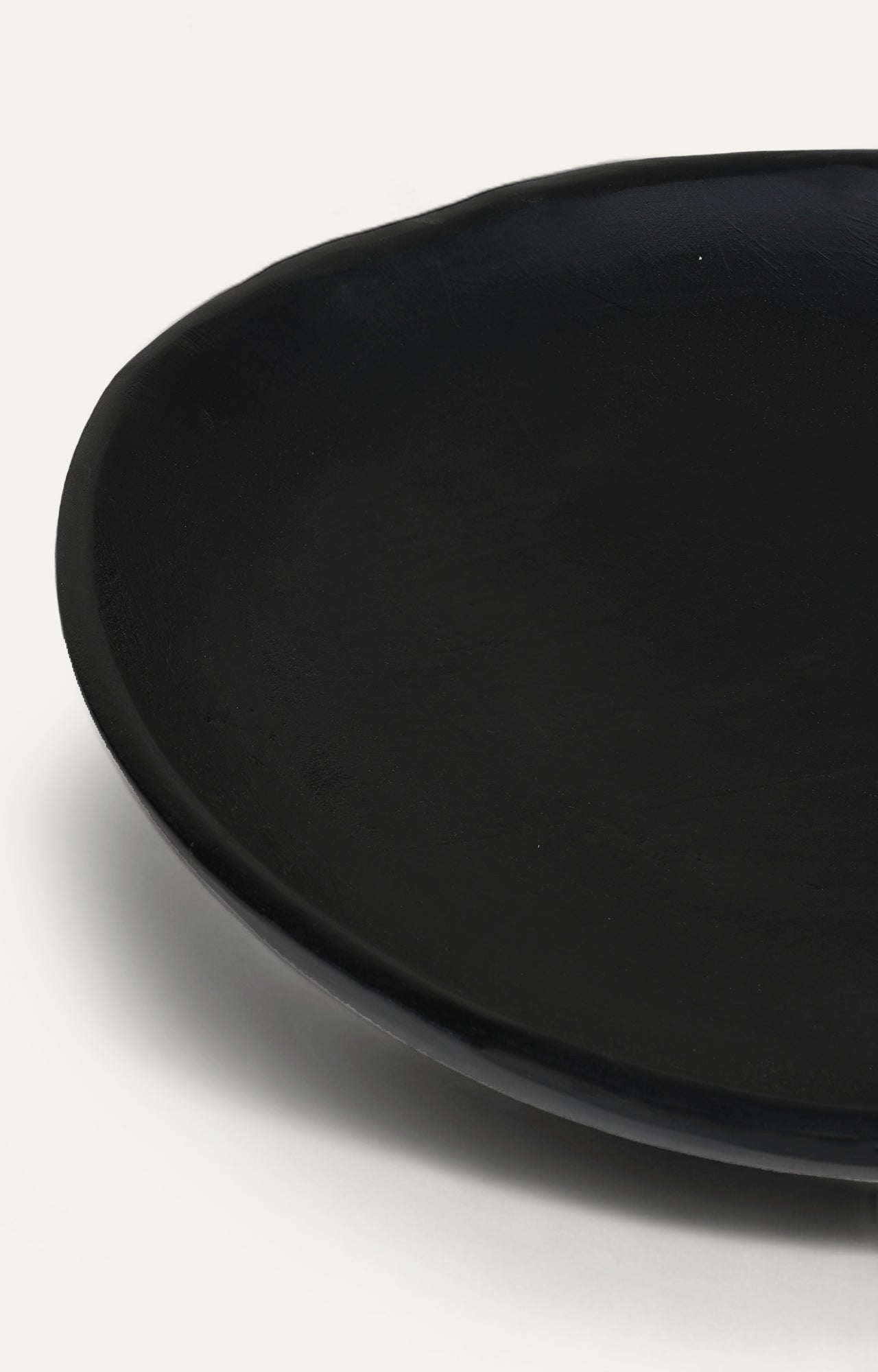 'Etagere' Matte Black Platter