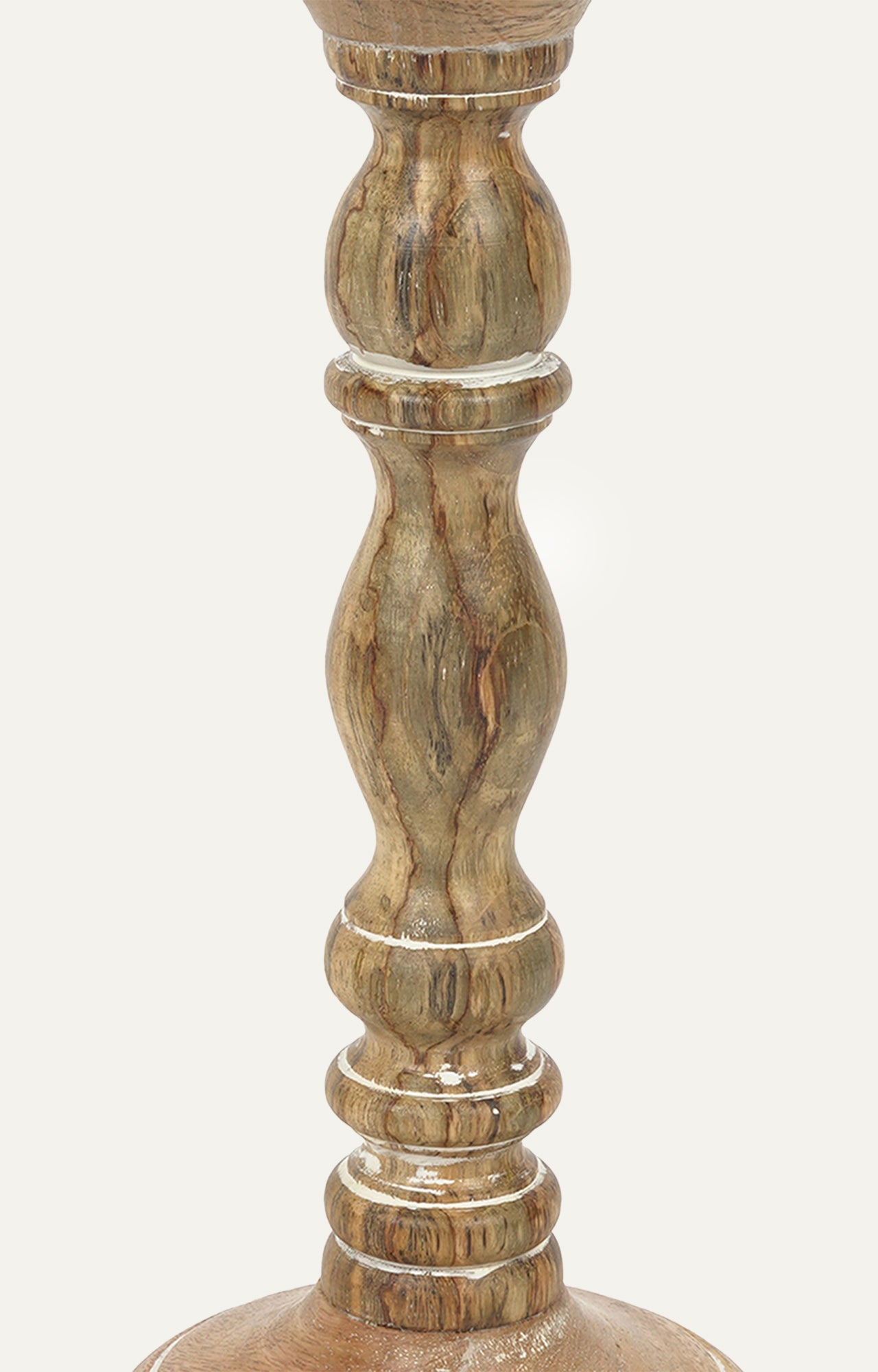 Natural Wood Candle Stand