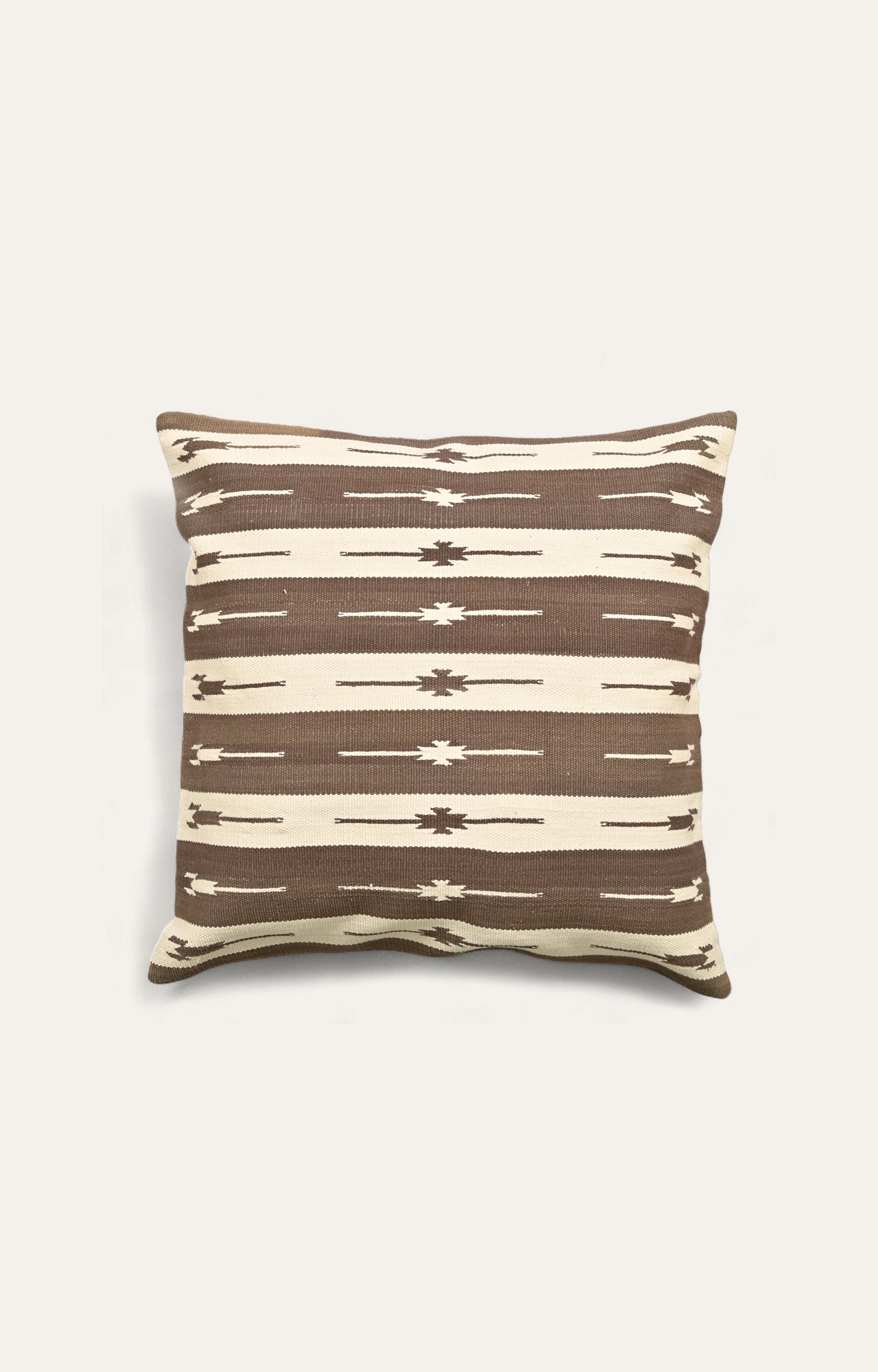 Darted and striped cushion cover set