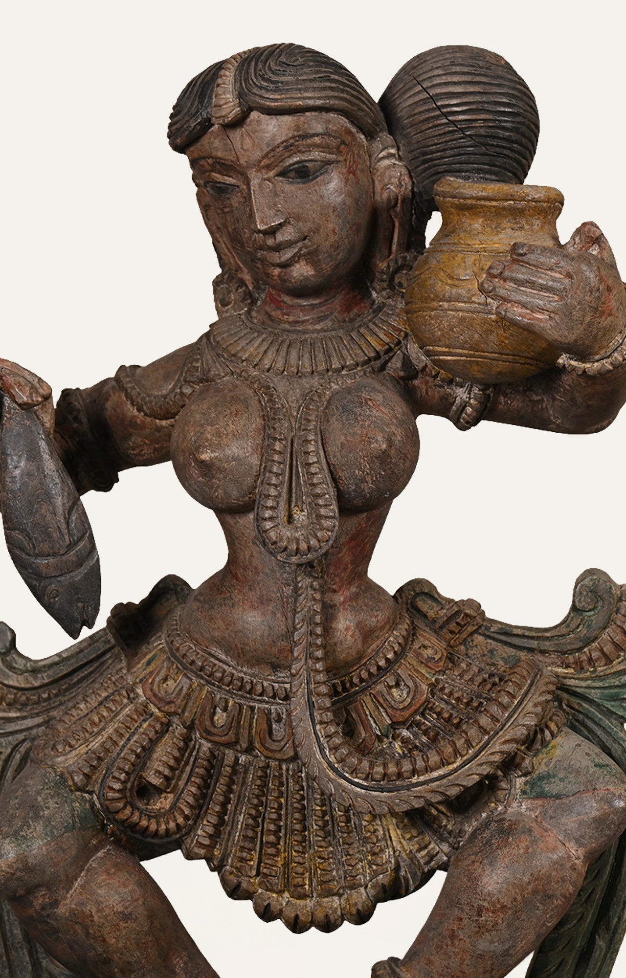 The Apsara's Spell Wooden Figurine