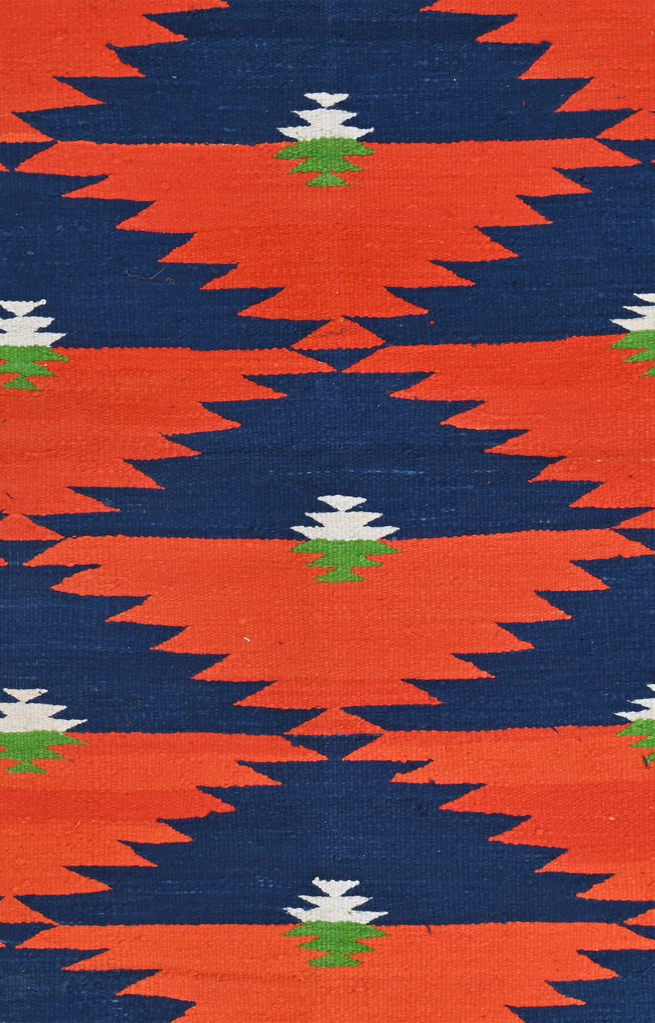 Abstract Handwoven Punjabi durrie