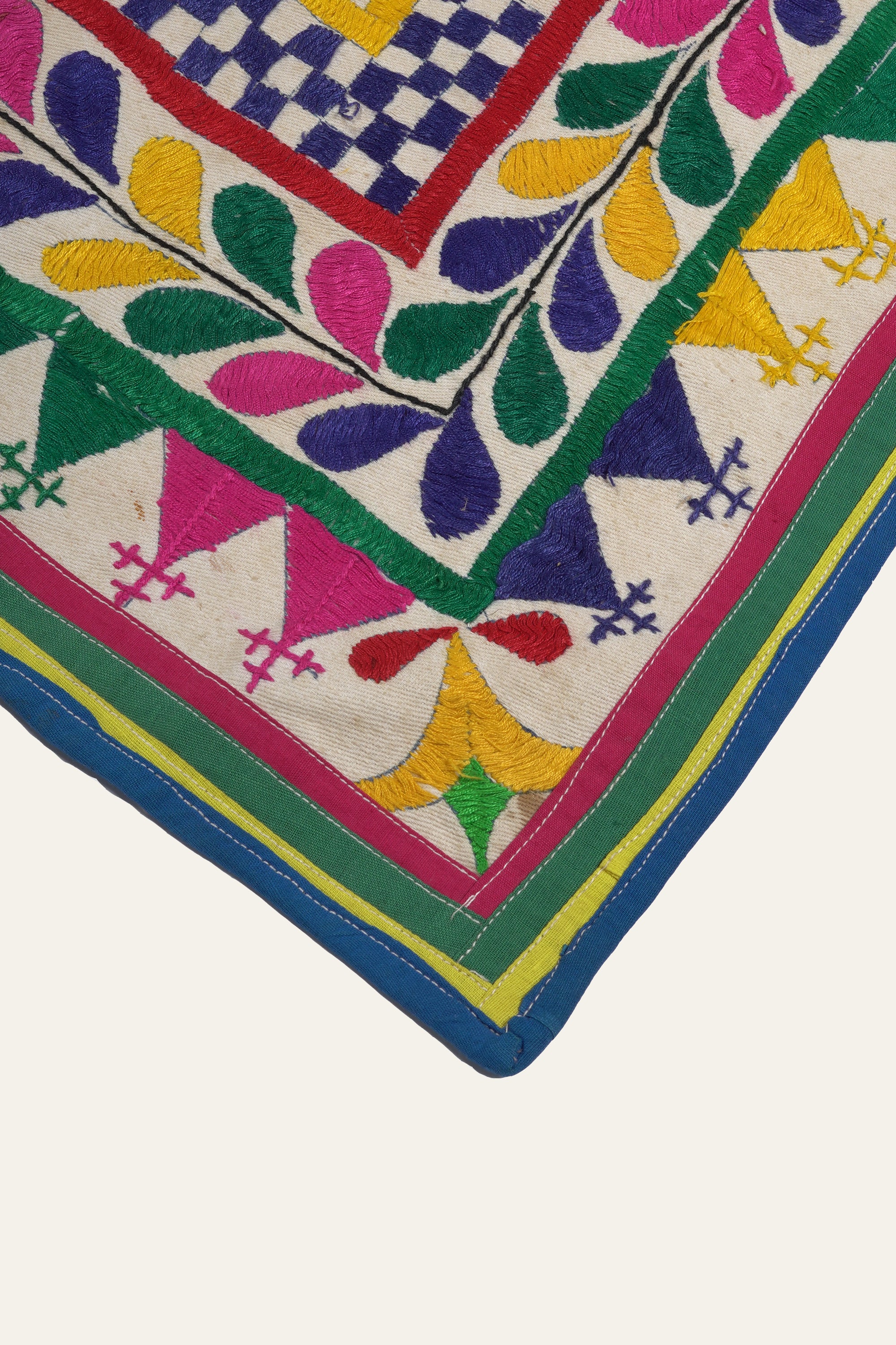 Elephant Patchwork Gujarati Embroidery Wall Decor