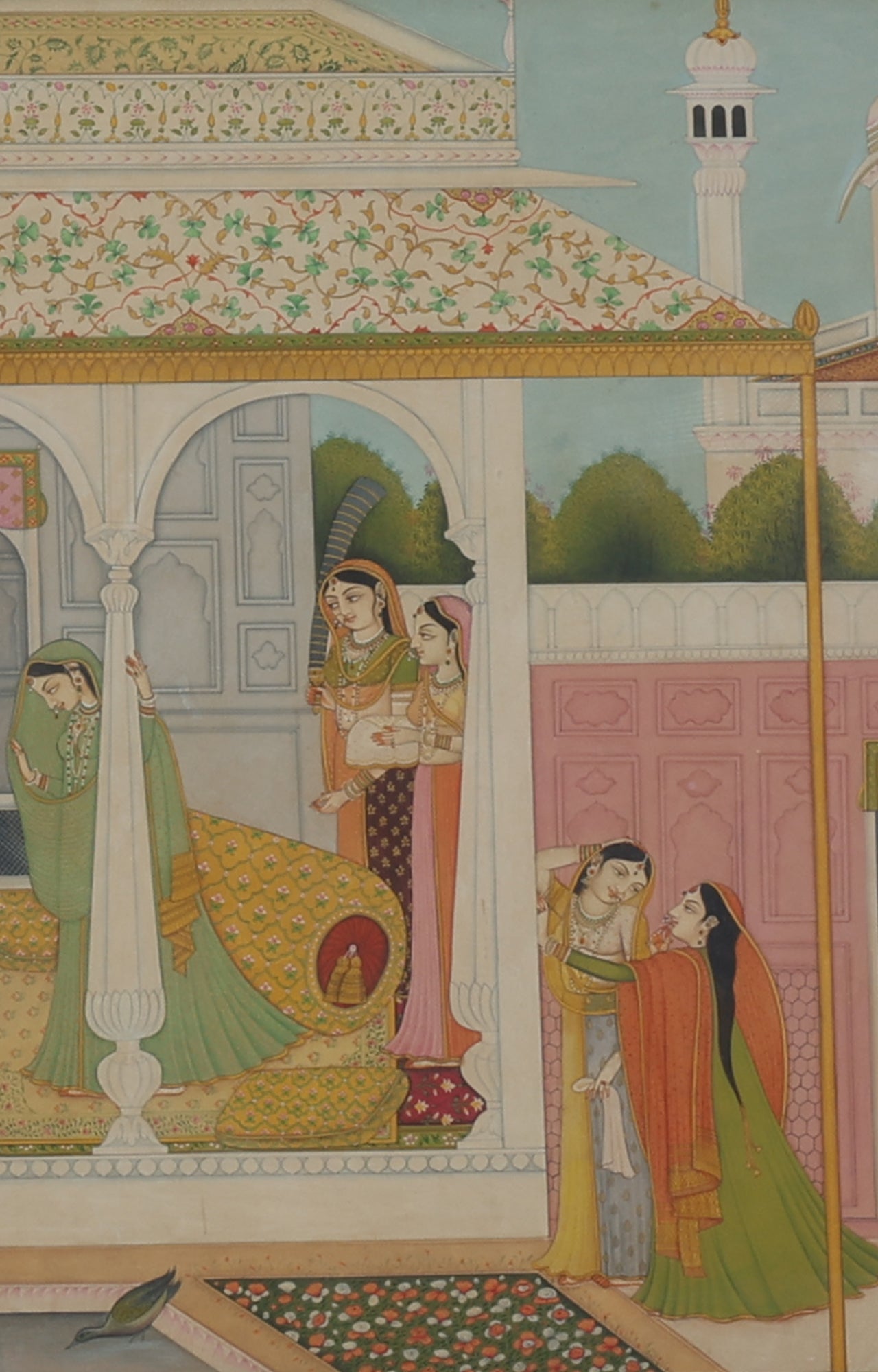 Mughal Art Painting - Framed