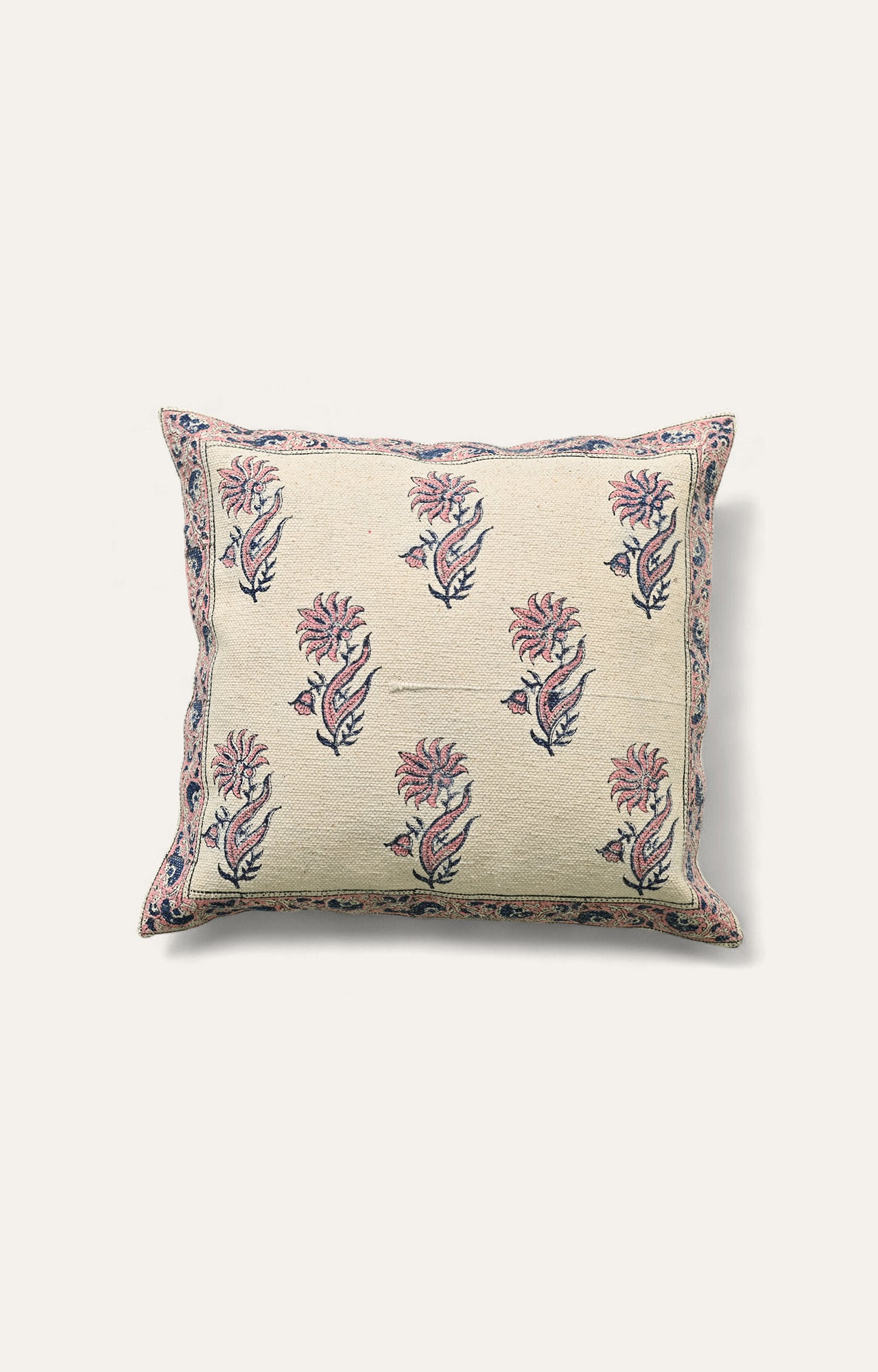 Elegant Floral Motif Printed Cushion