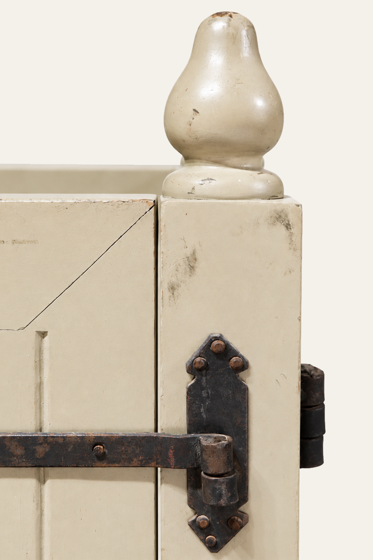 Square Wooden Planter Box with Metal Hardware