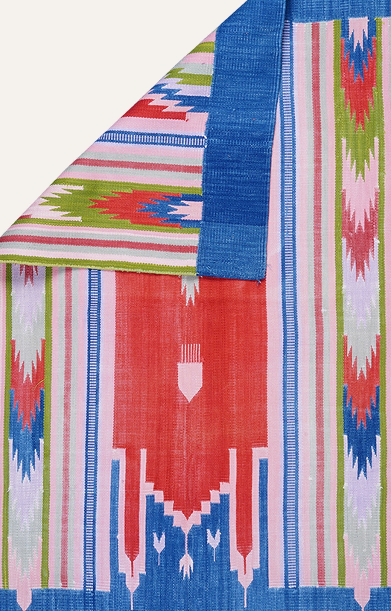 Handwoven Geometric Mosque Motif Wall Tapestry