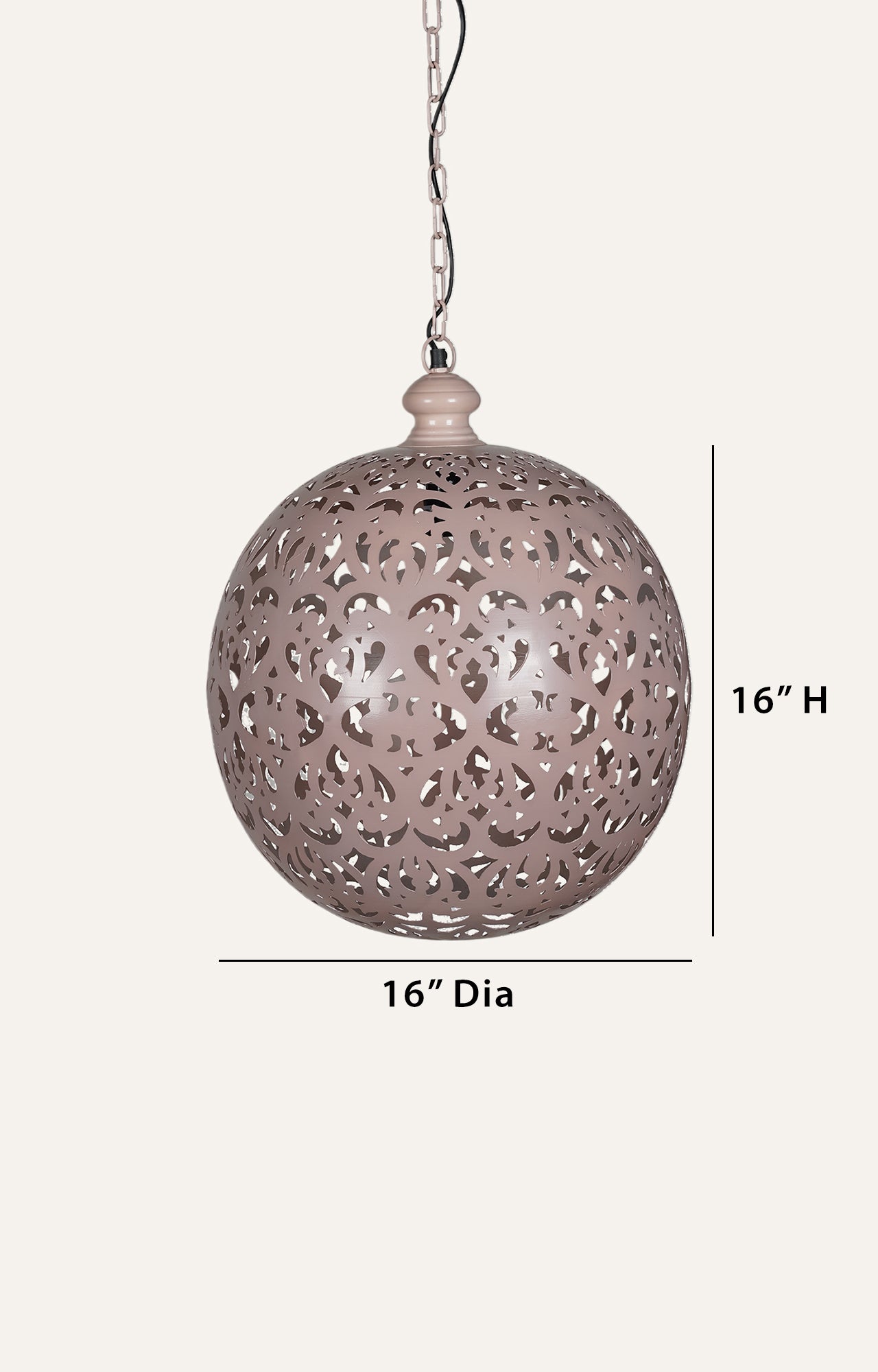 Ornate Circular Hanging Light