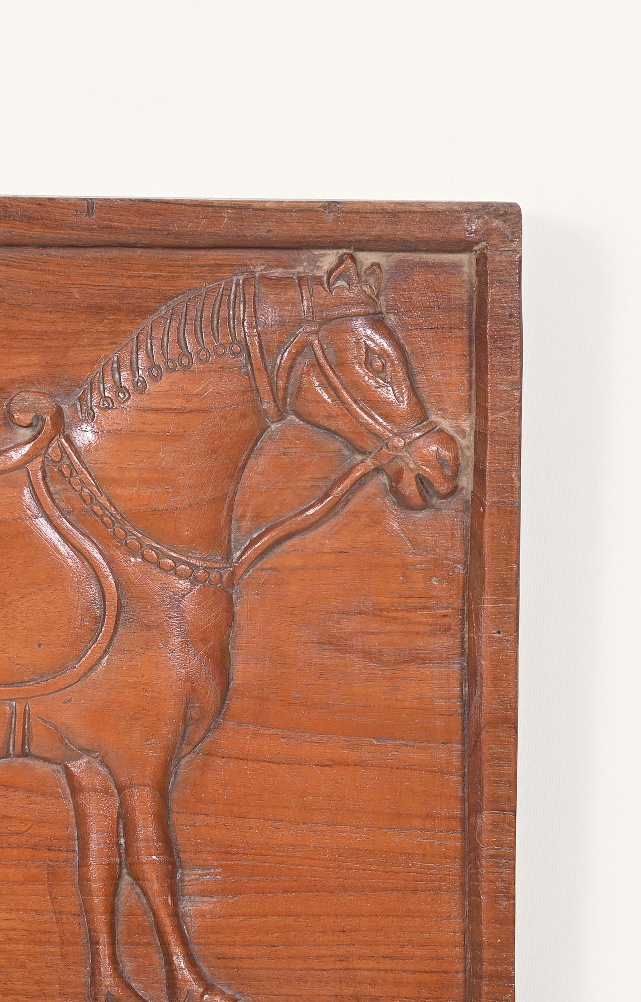 Unique Carved Wood Horse Wall Art