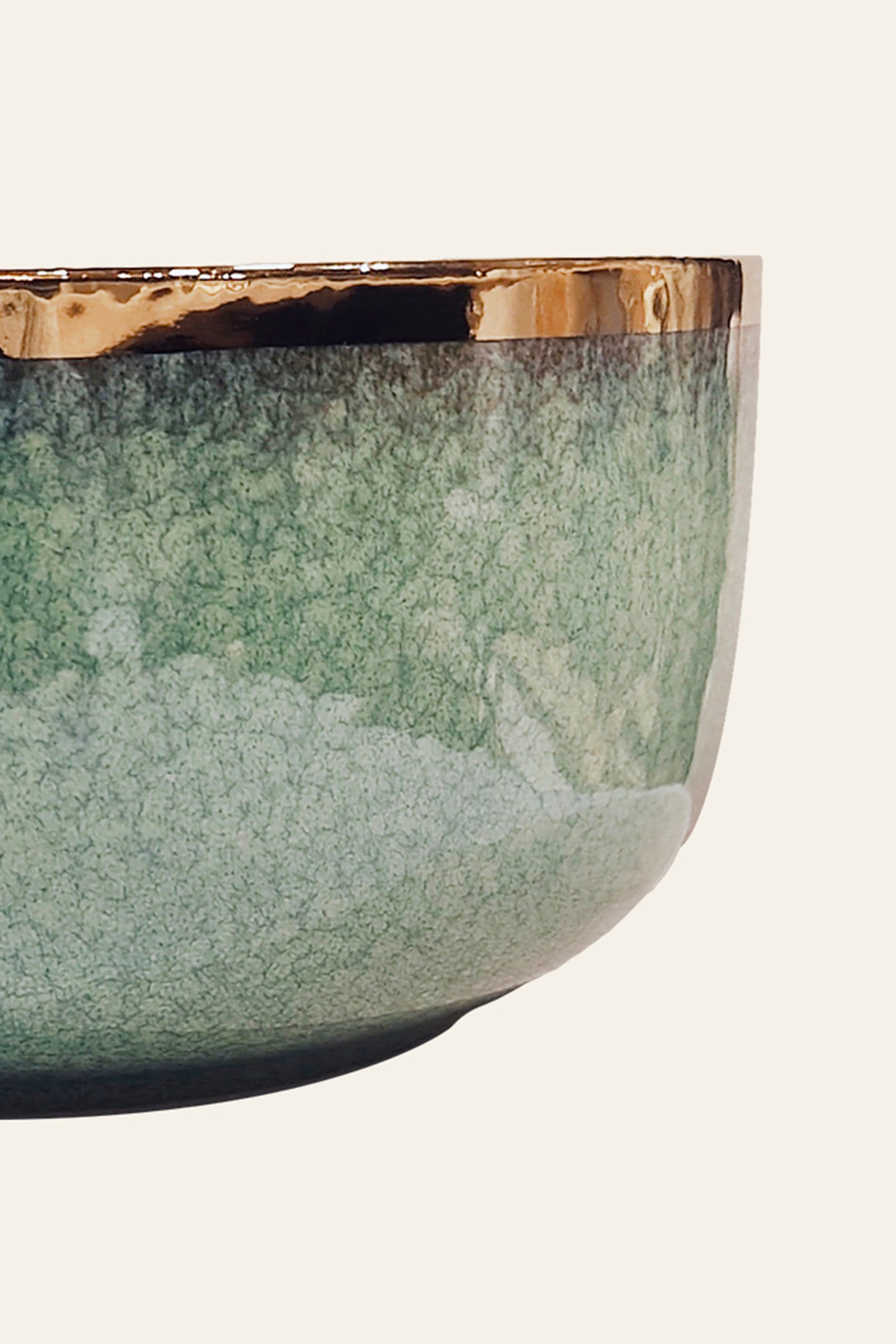 Teal Glazed Ceramic Serving Bowl