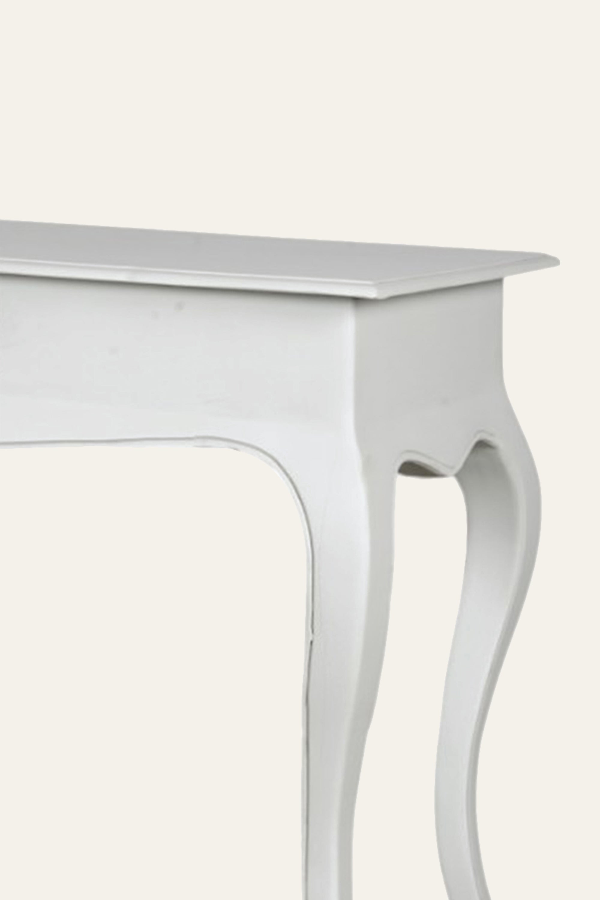 White French Provincial Style Writing Desk with Drawer