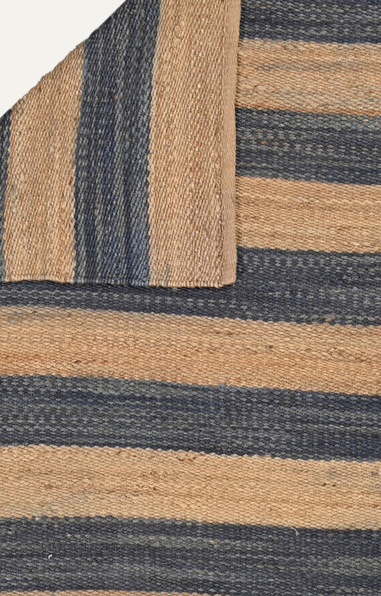 4 x 6 Ft Striped Rectangle Handmade Jute Rug