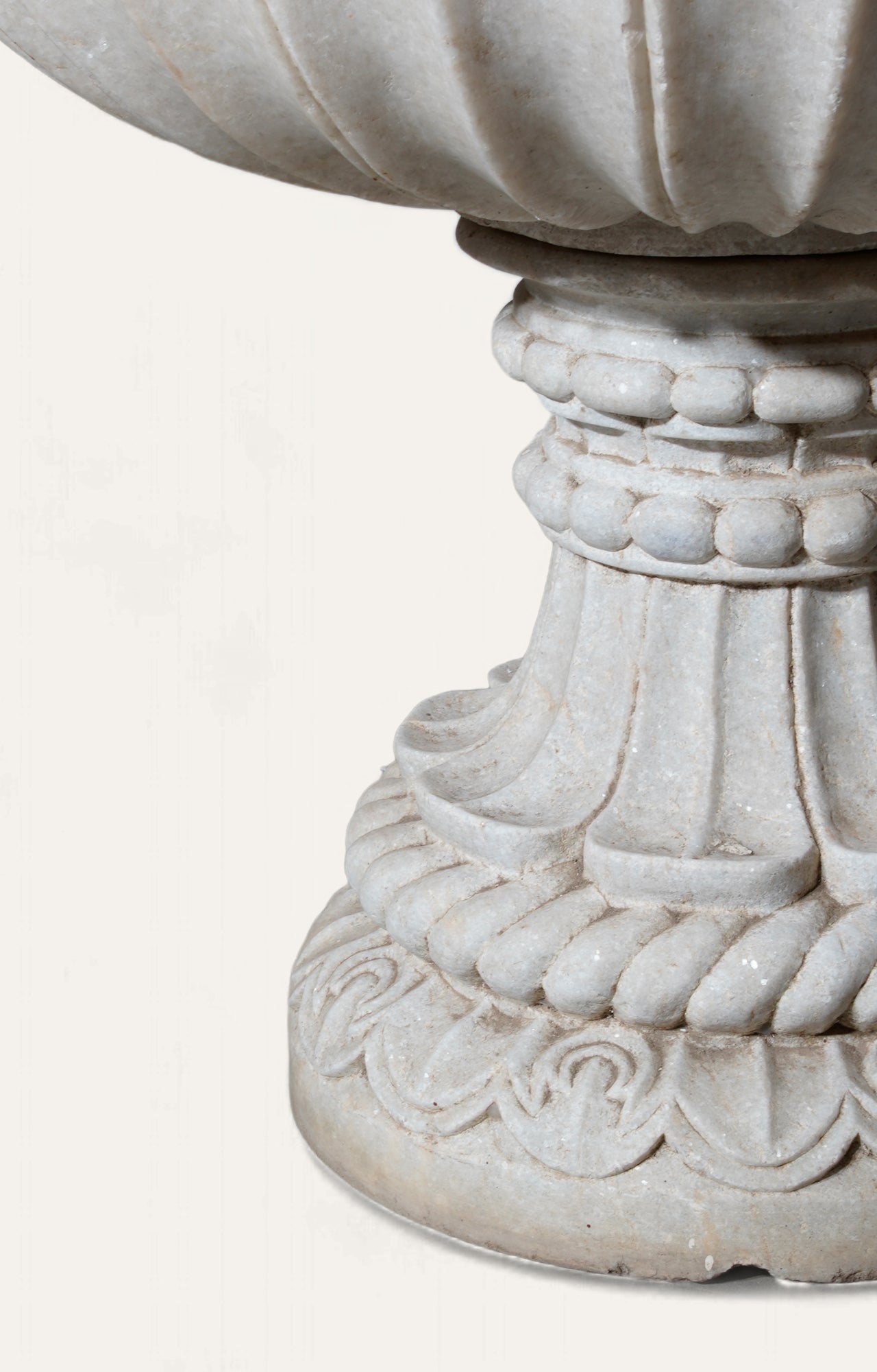 Marble Floral Urn