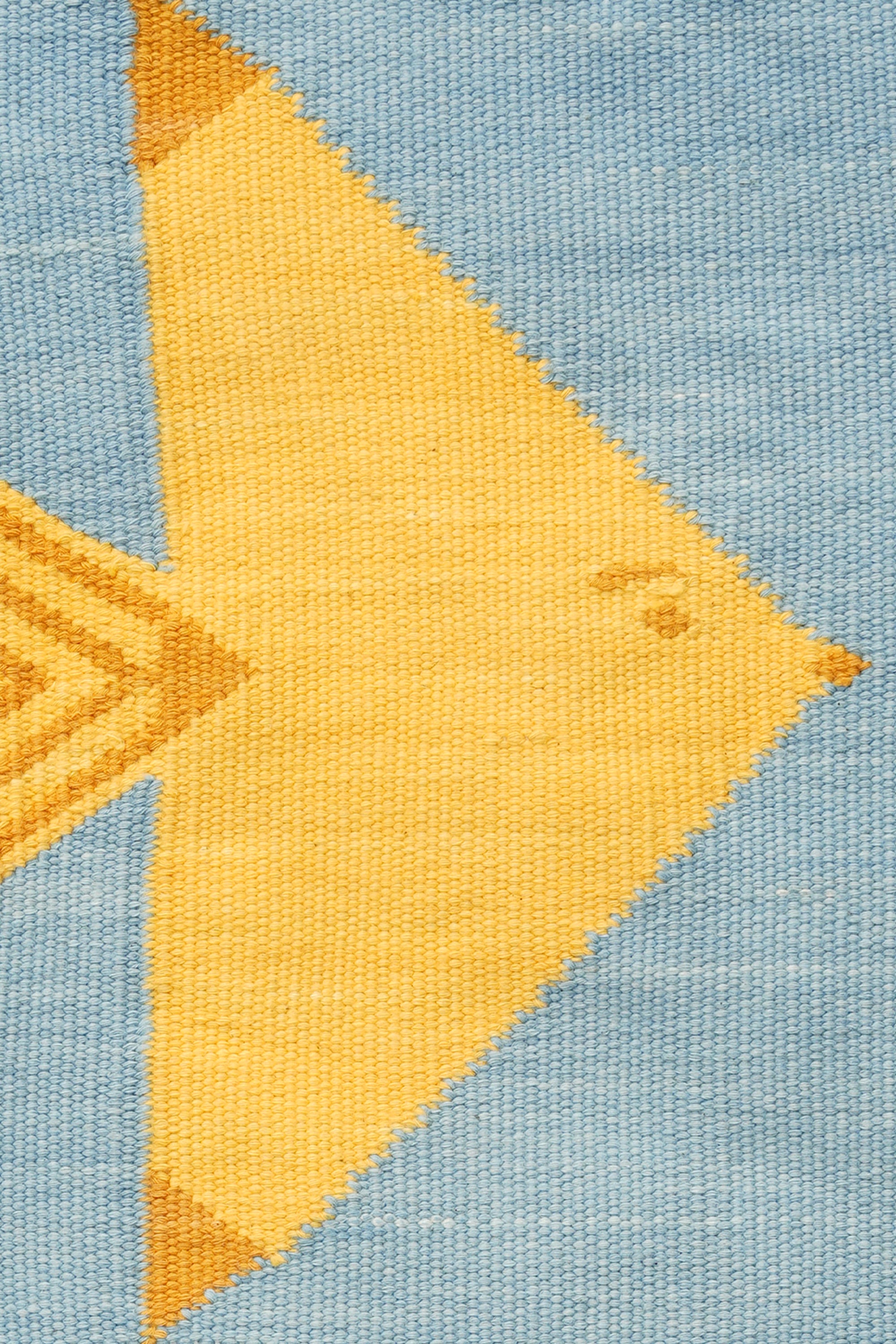 Light Blue Fish Motif Yoga Mat for Kids