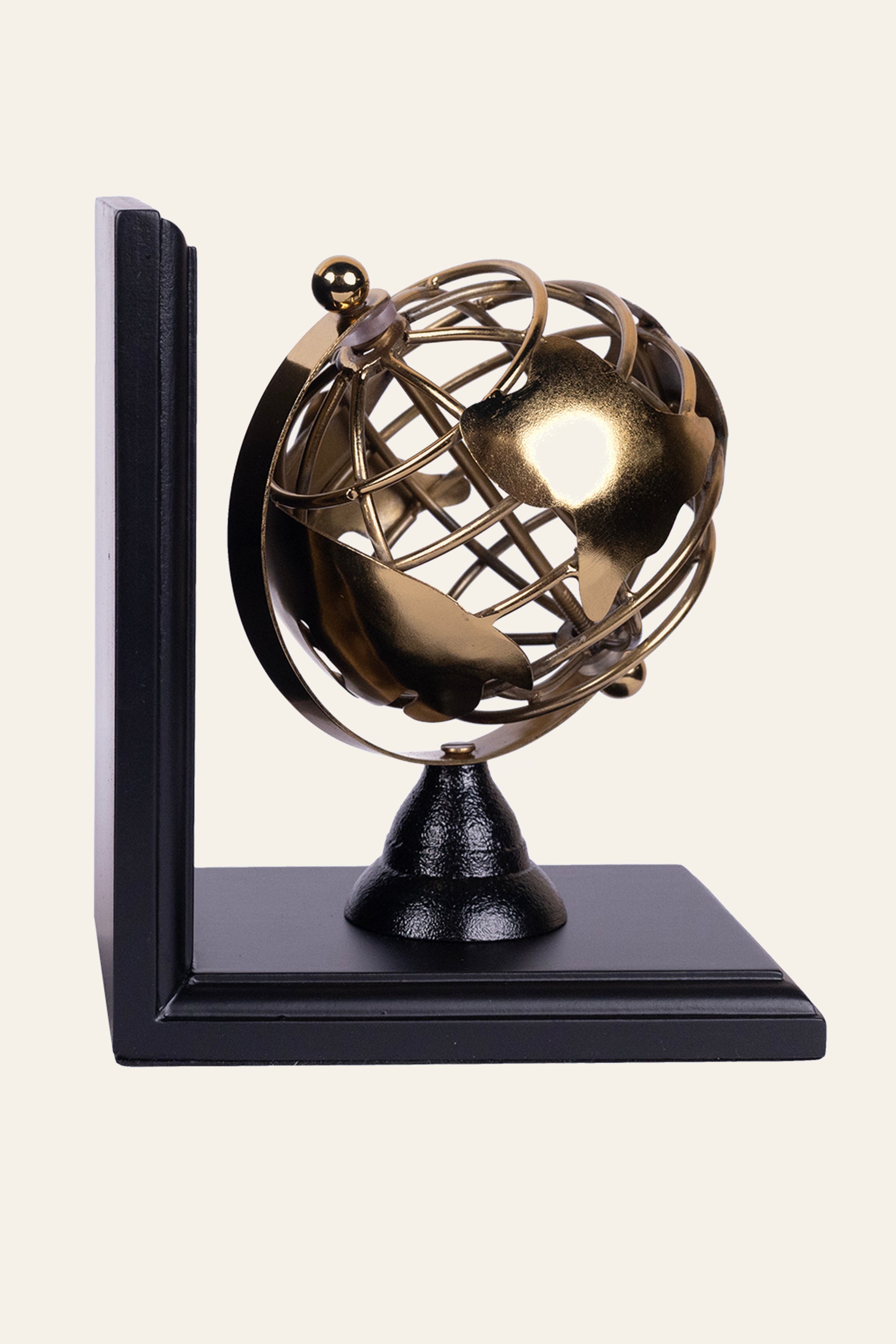 Golden Globe Bookends Set of 2