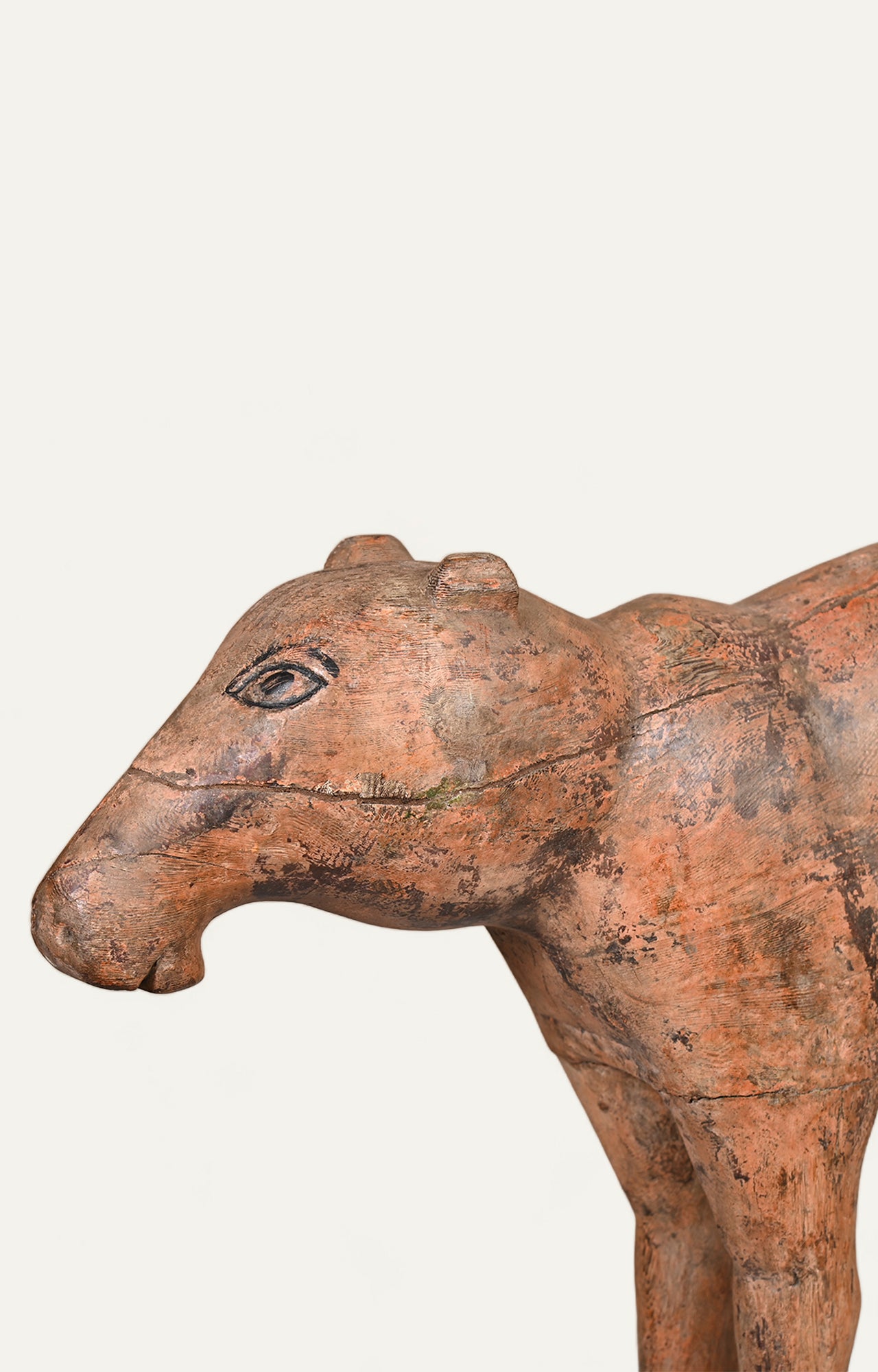 The Steed of Man Animal Wooden Figurine