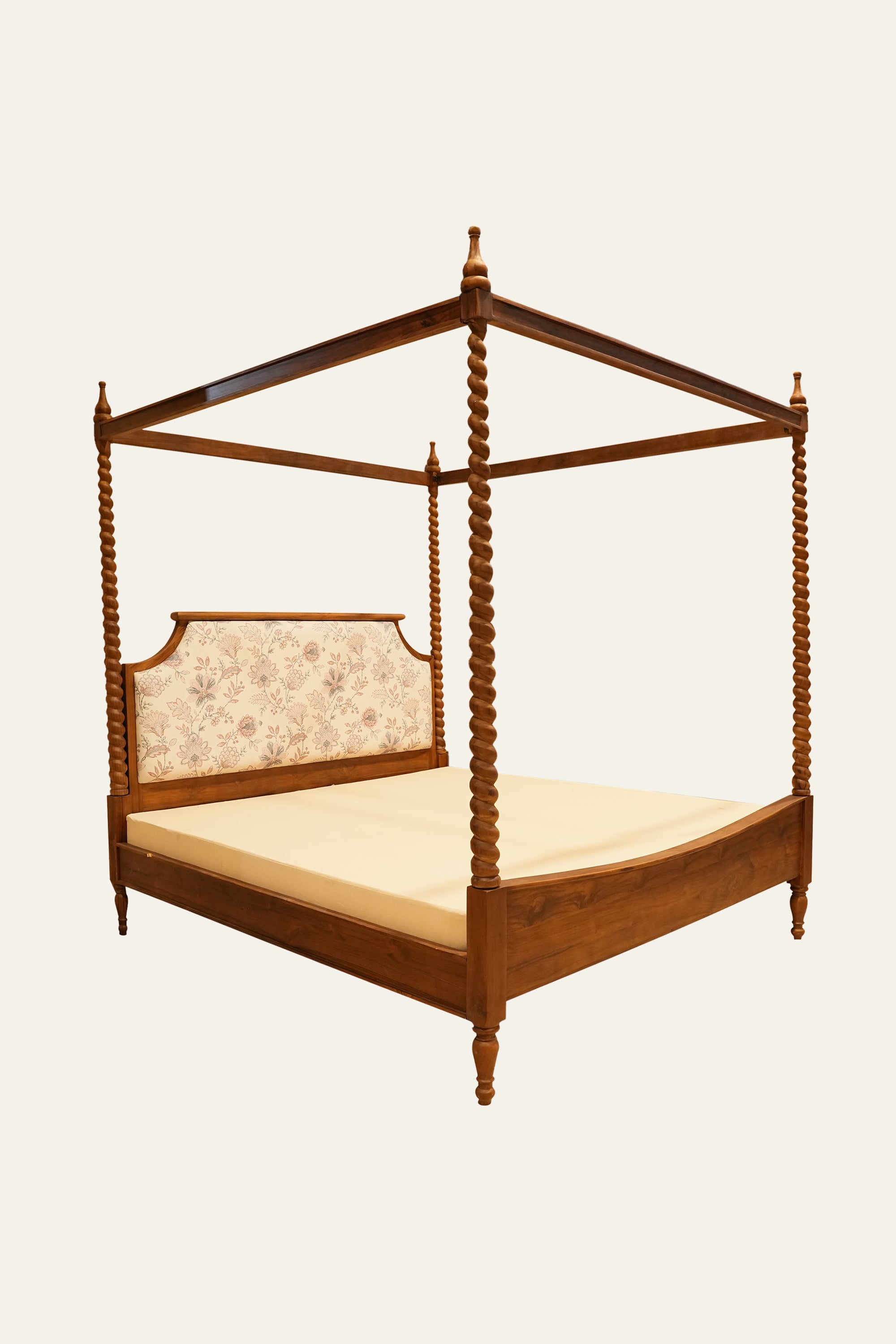 Barley Twist Poster Canopy Bed in Solid Wood