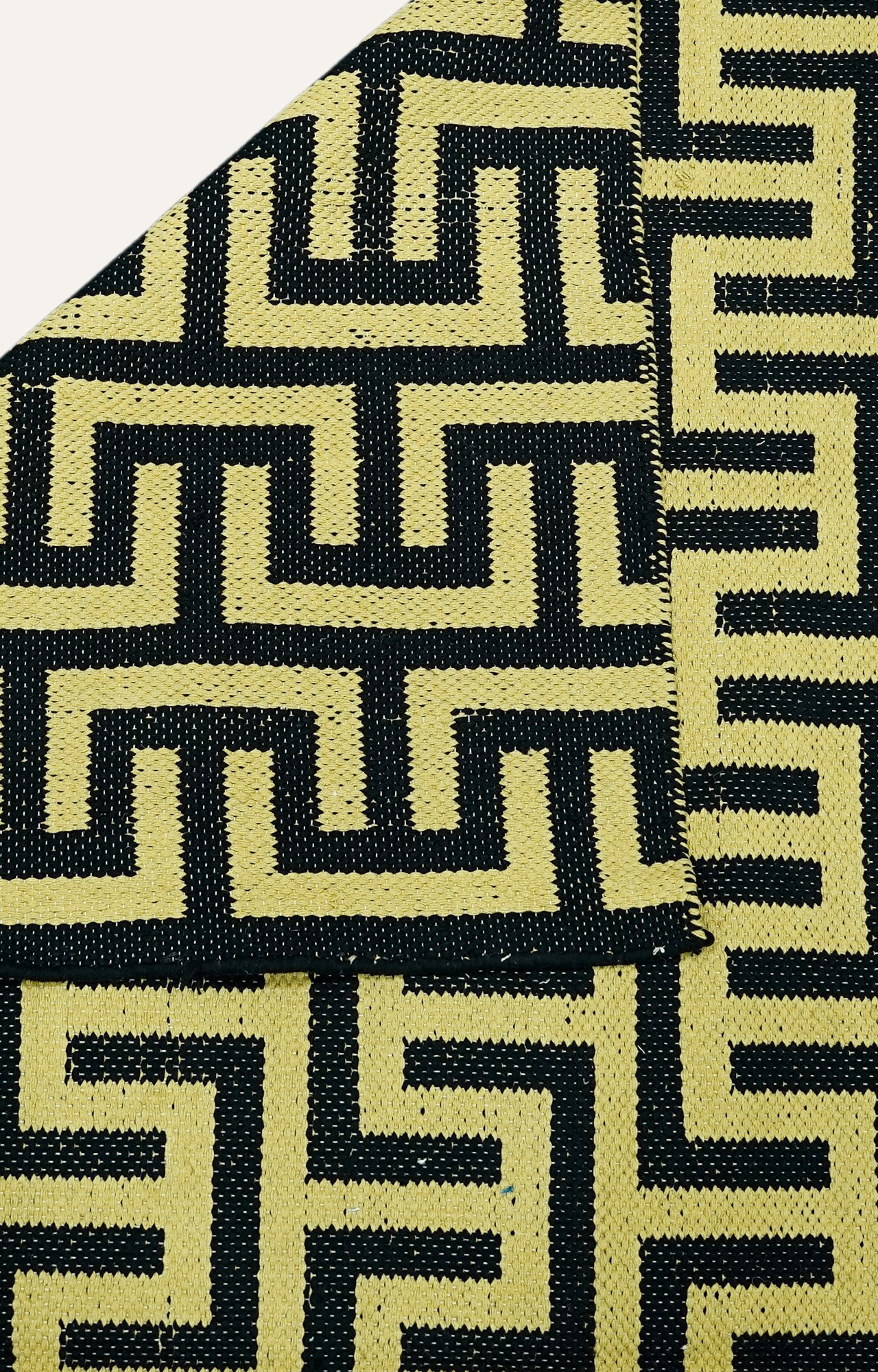black and green zigzag design 